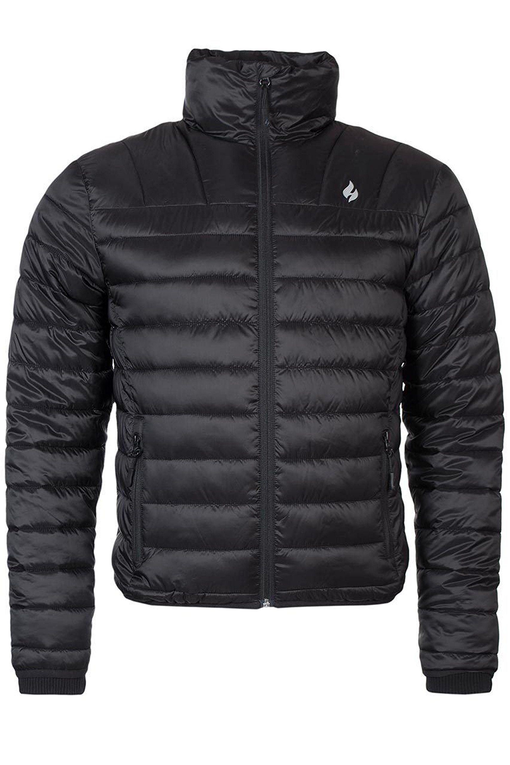 Heat Holders Men's Winter Warm Waterproof Fleece Insulated Packable Puffer Jacket - Cold Weather Outdoor Coat for Hiking, Skiing & Daily Winter Wear