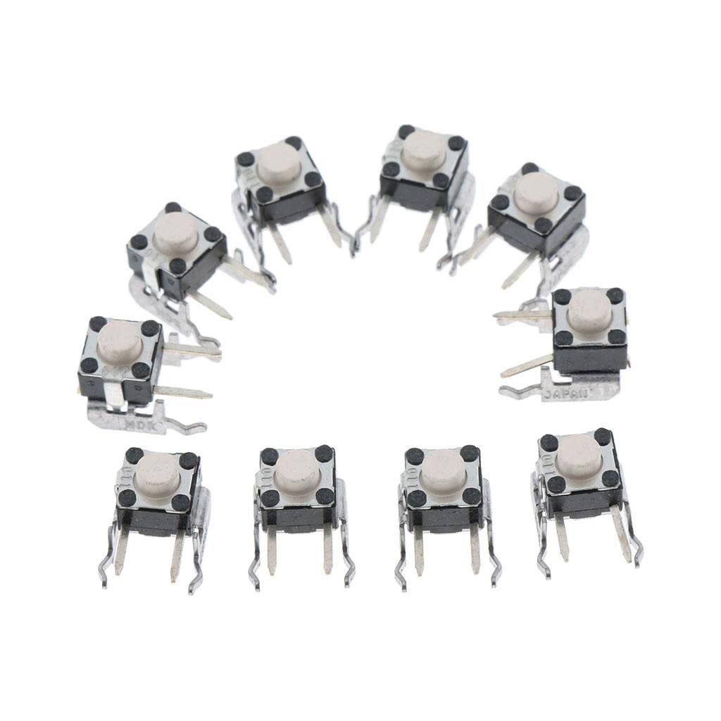 Original Title: Shiwaki Per Microsoft Xbox 360 One Controller LB / RB Pulsanti Interruttori Tattili Interruttore - Bianca   Optimized Title: Shiwaki Replacement LB RB Tactile Switch Buttons for Microsoft Xbox 360 & One Controller - White | Perfect for Gaming & DIY Repairs