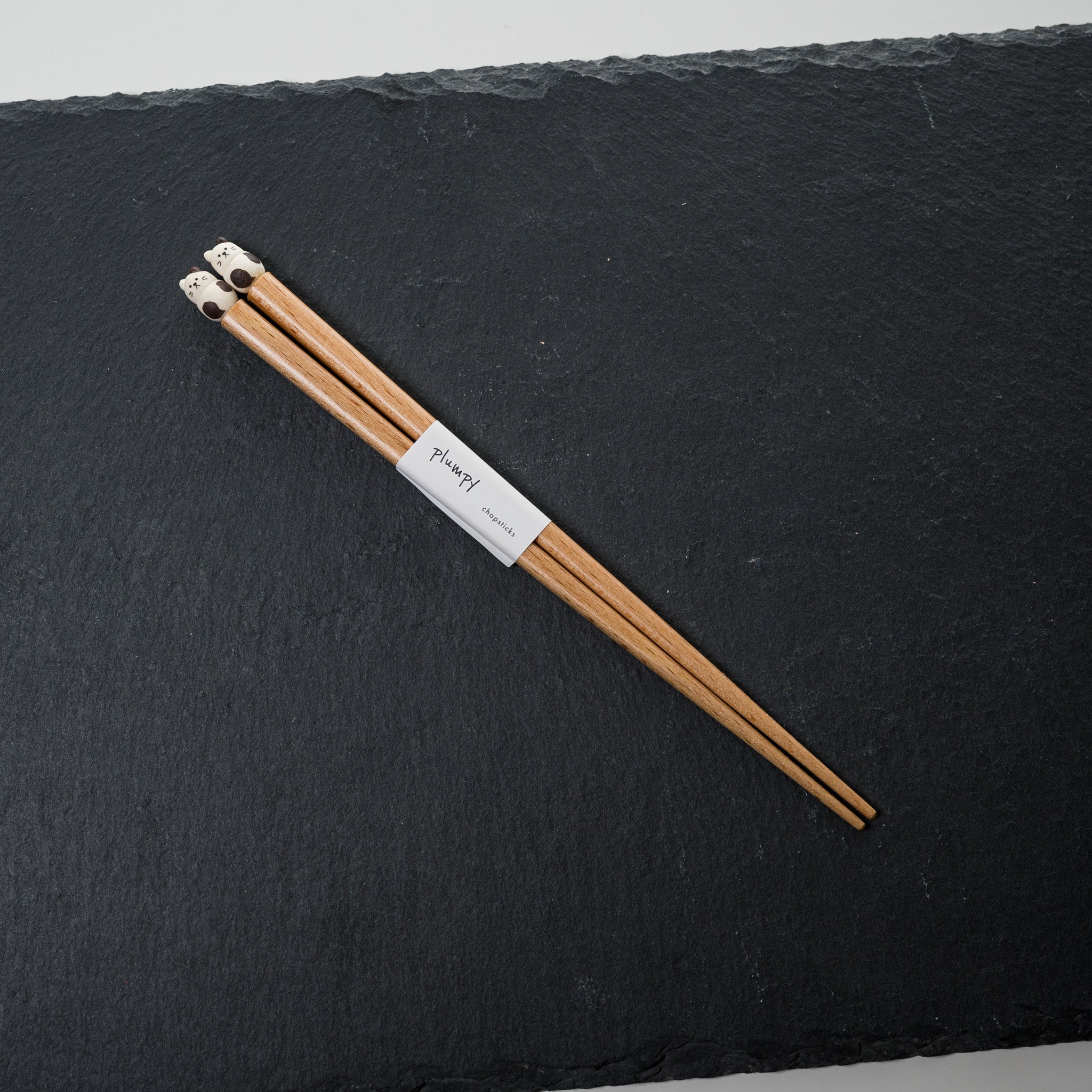 Handmade Animal Design Single Pair Chopsticks - 19.5cm (7.7in) - 4 Cute Animal Styles - Perfect for Asian Cuisine, Sushi, Ramen & Home Dining