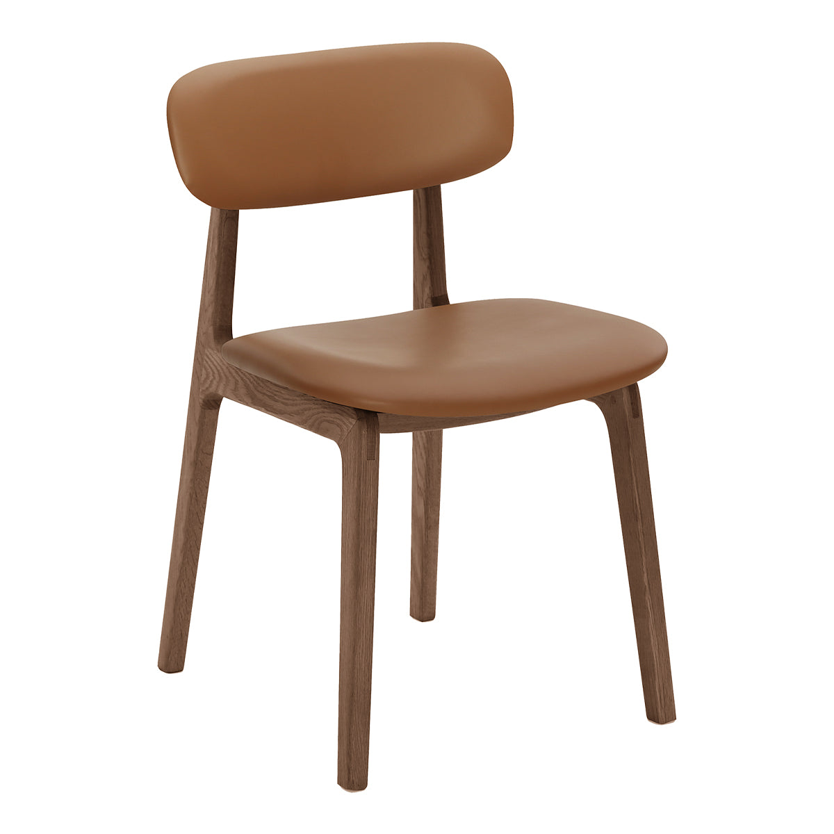 Premium Alaska Leather Dining Chair - Genuine Leather Upholstered, Ergonomic Design for Comfortable Dining - Perfect for Home, Restaurant, and Office Use