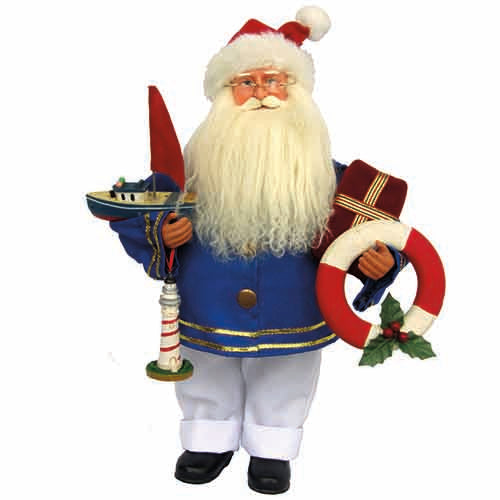 Coastal 15 Santa Christmas Decor - Perfect for Holiday Home Decor, Office, and Outdoor Festive Displays