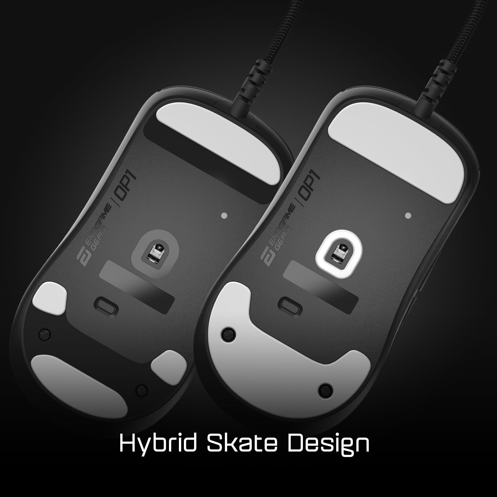 ENDGAME GEAR OP1 Gaming Mouse - High Precision Sensor, Kailh GX Switches, Ultra Lightweight Design, Customizable Buttons, Hybrid Skates for Smooth Glide - Perfect for FPS, MOBA & Esports Gaming (Black)