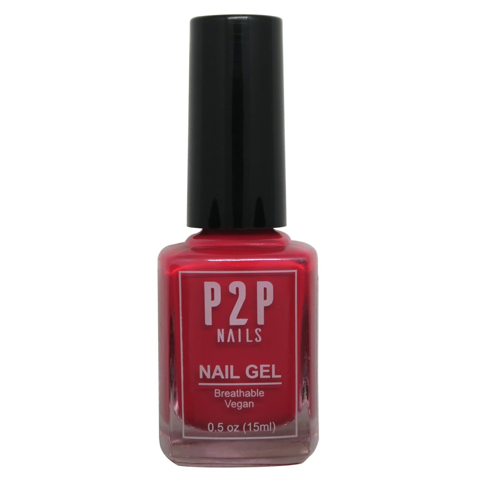 Vegan Burgundy Nail Gel Polish - Quick Dry Long Lasting Nail Art Gel with Smooth Texture - Vibrant Colors for Stylish Women - Perfect for Manicures, Pedicures & Nail Art Designs (Cherrific!)