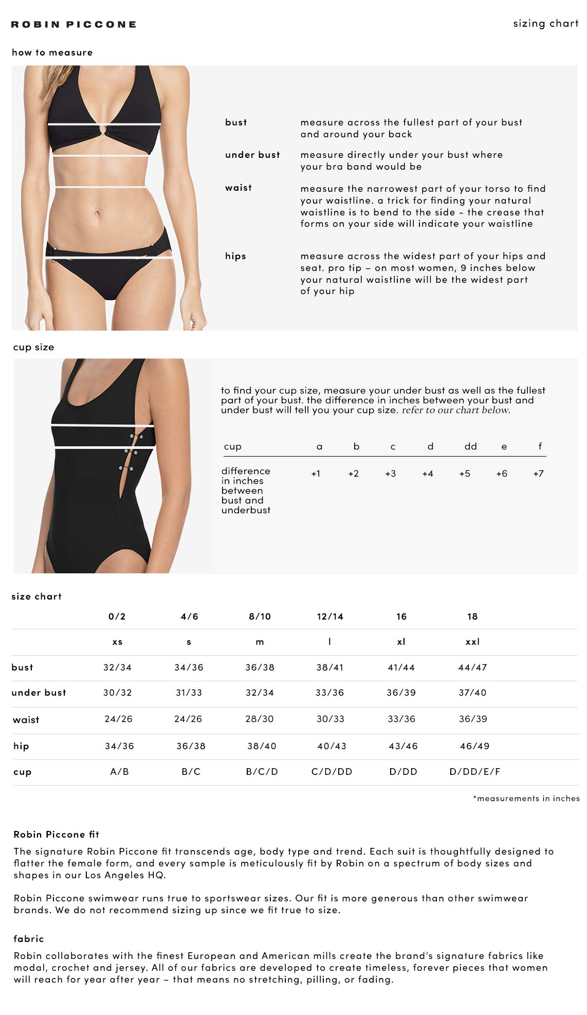 Robin Piccone Women's Lily V Neck One Piece Swimsuit - Stylish & Comfortable Bathing Suit for Beach, Pool & Vacation | Flattering Swimwear for Women