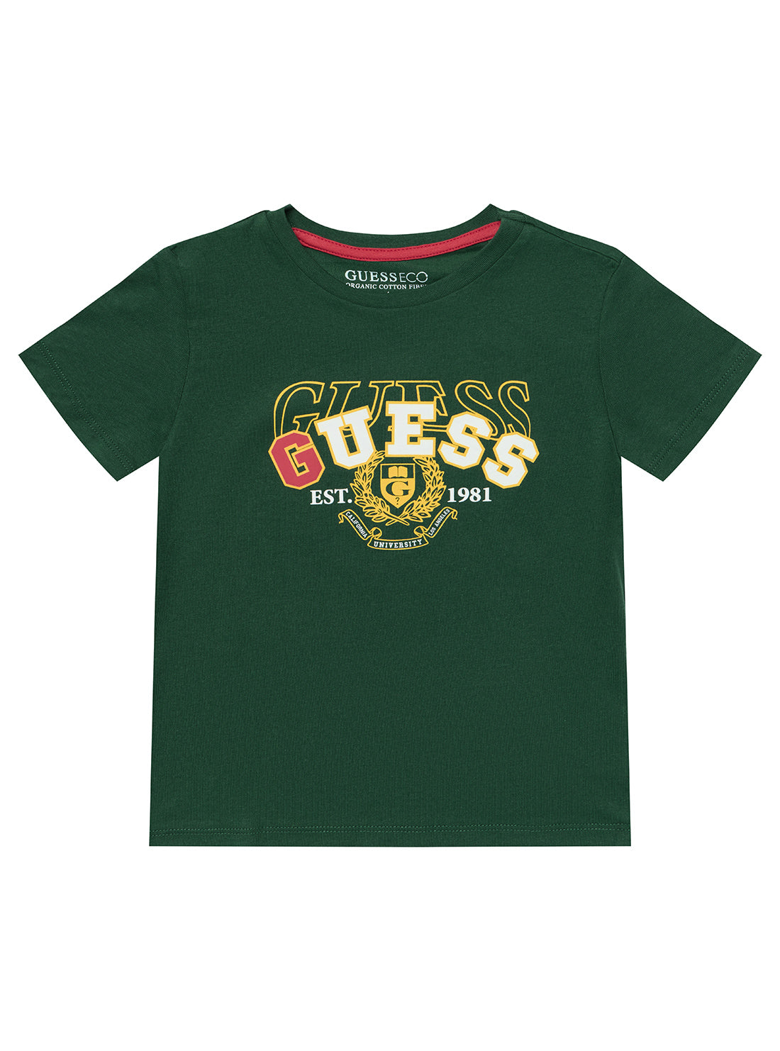 Green Short Sleeve T-Shirt for Boys (Ages 2-7) - Soft Cotton Kids Tee for Playtime & Everyday Wear