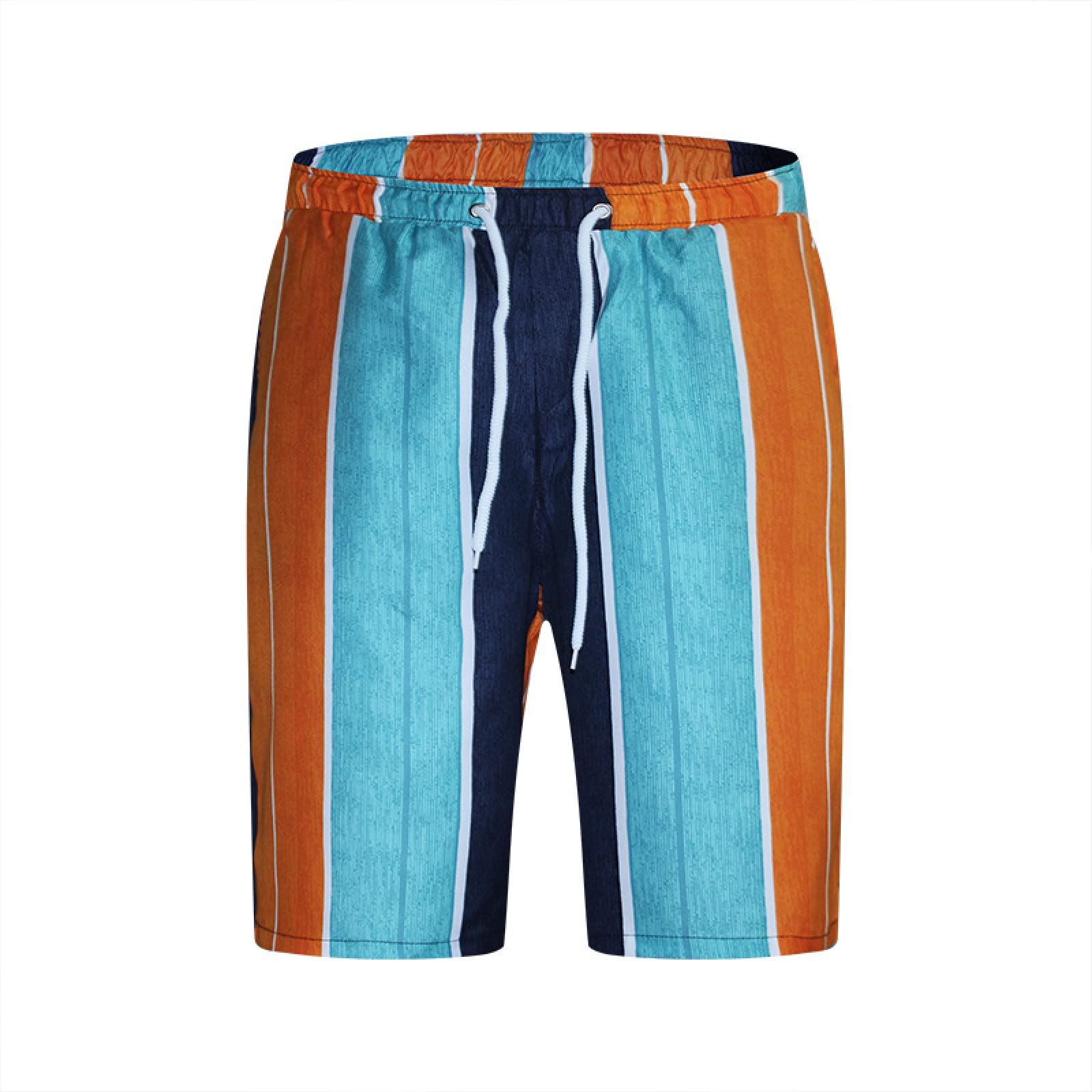 Men's Striped Beach Pants - Slim Fit Summer Shorts for Teens | European & American Style | Perfect for Vacations, Swimming & Casual Wear