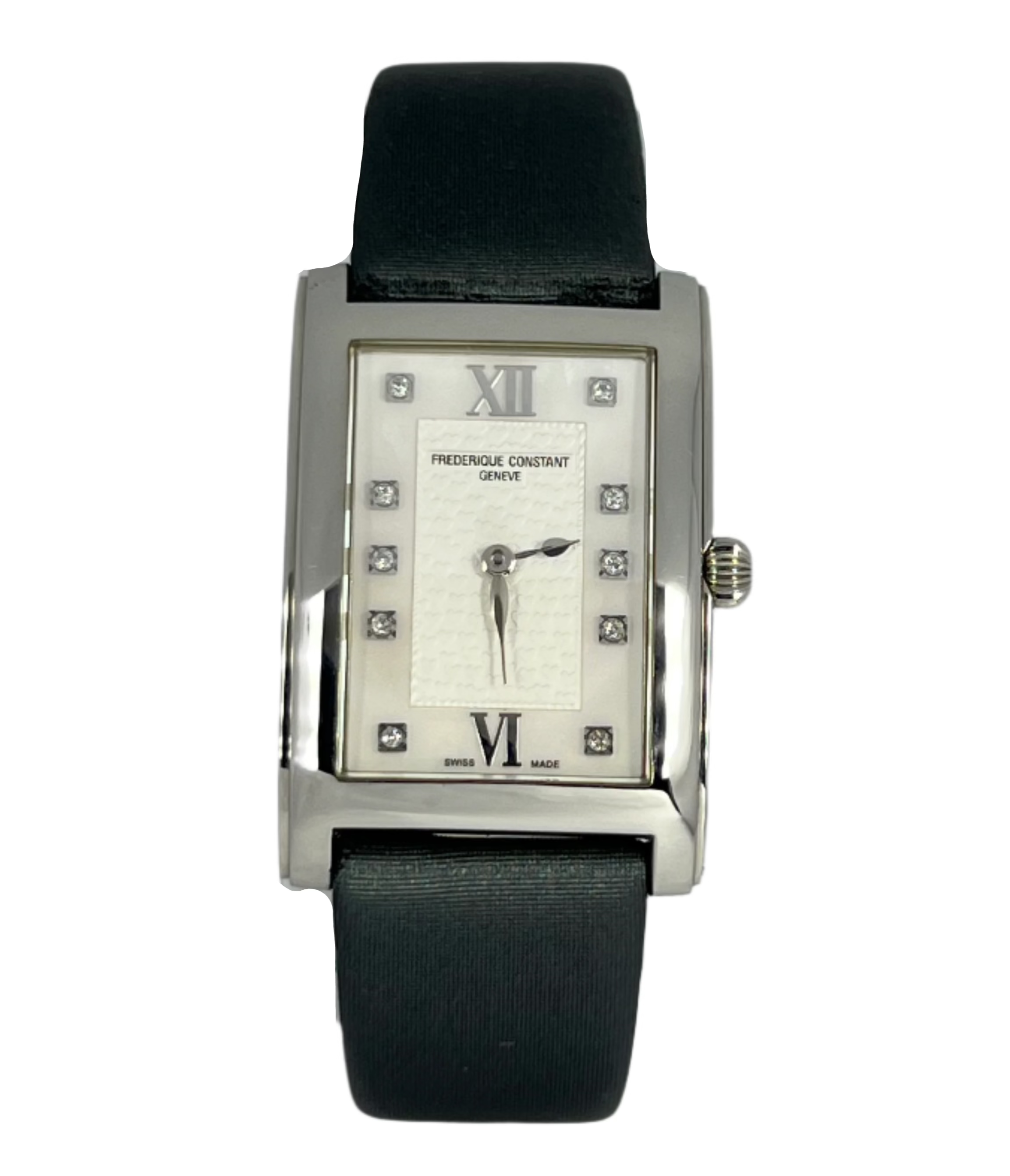 Frederique Constant Carree Collection Stainless Steel Women's Watch - Elegant Dress Watch for Business, Formal Occasions & Special Events
