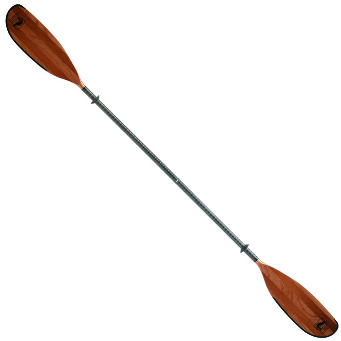 Premium Bending Branches Navigator Wood 2-Piece Kayak Paddle - Lightweight & Durable for Touring, Fishing & Recreational Kayaking