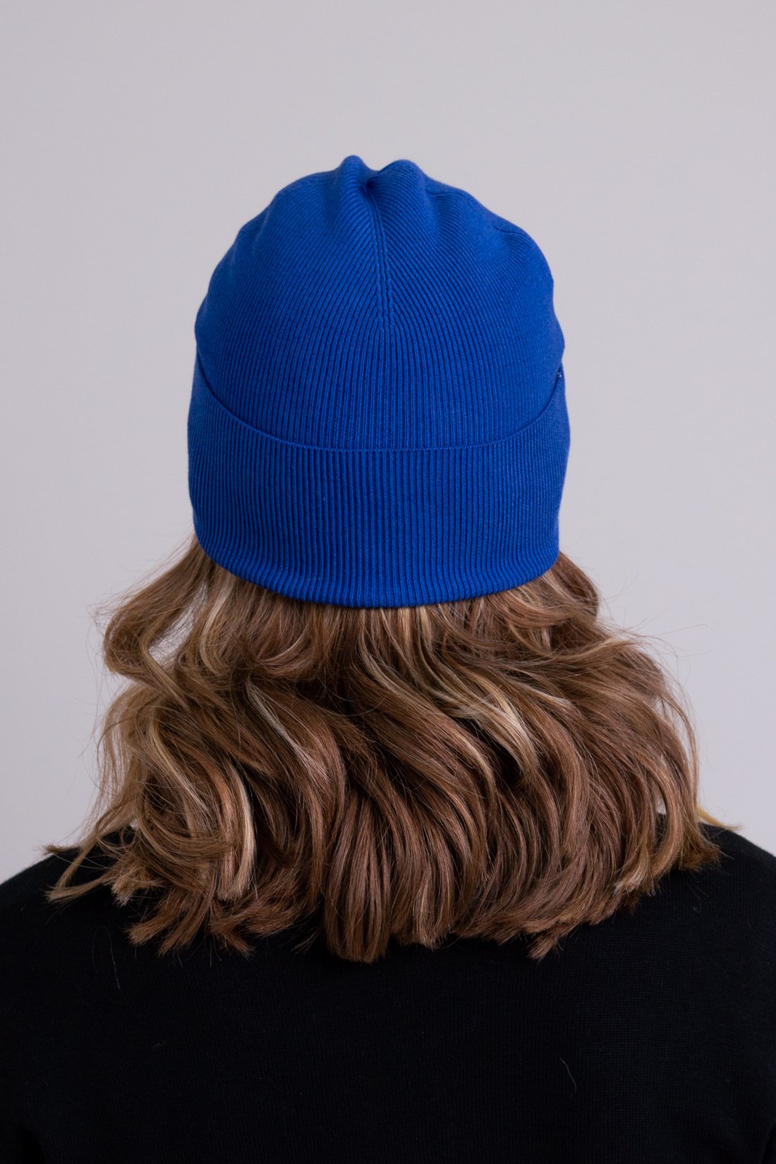Cozy Knit Beanie for Men & Women - Soft Bamboo Cotton Blend in Cobalt Blue - Perfect for Winter, Outdoor Activities & Casual Wear