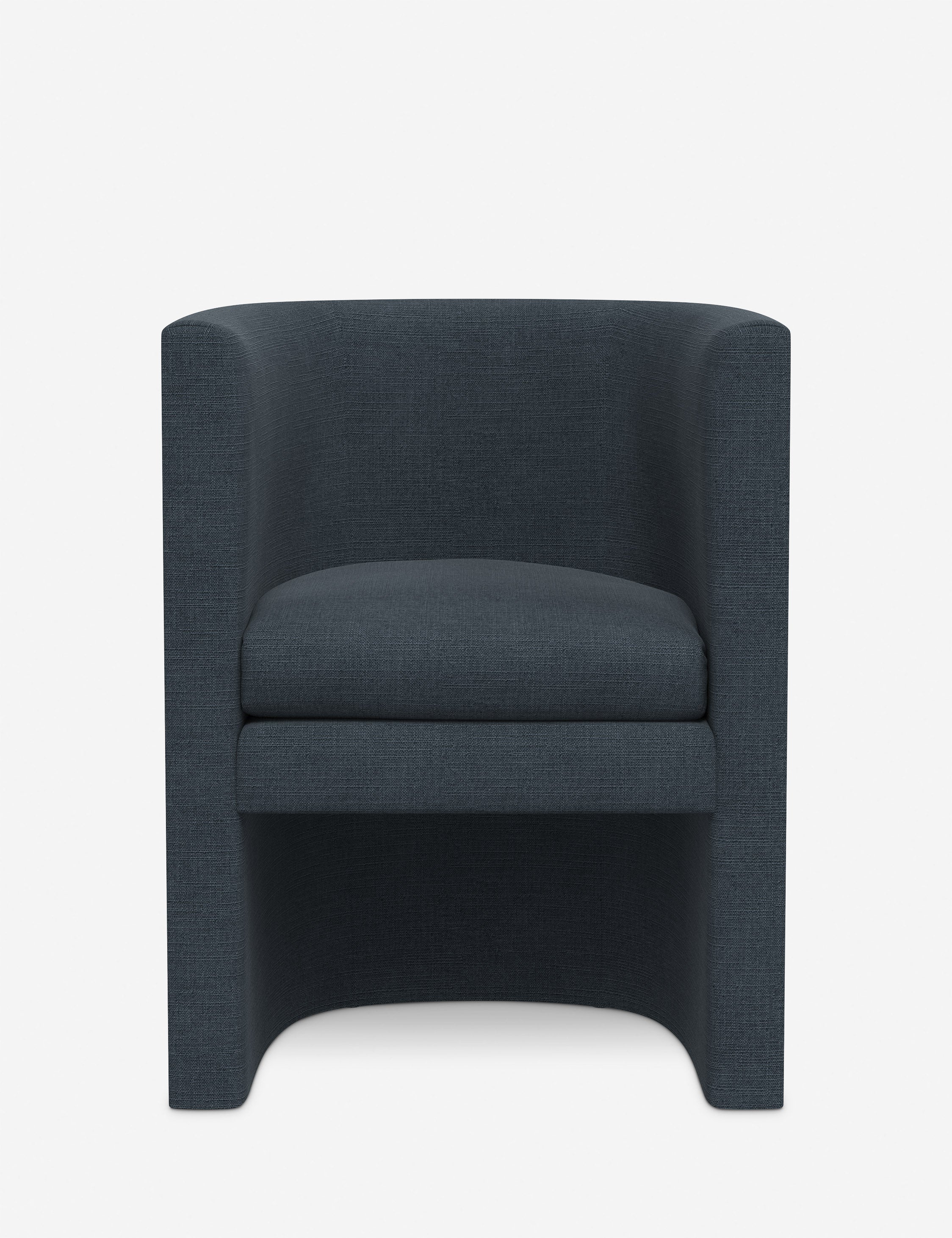 Enfield Dining Chair - Modern Wooden Dining Room Chair with Upholstered Seat - Perfect for Kitchen, Dining Room, and Home Office Use