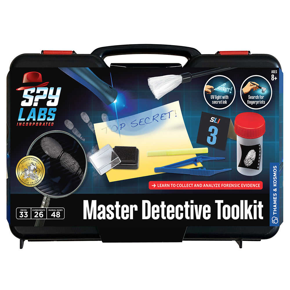 Spy Labs Master Detective Toolkit - Premium Spy Gear for Kids & Teens | Fun Educational Science Toys for Home, School & Outdoor Adventures