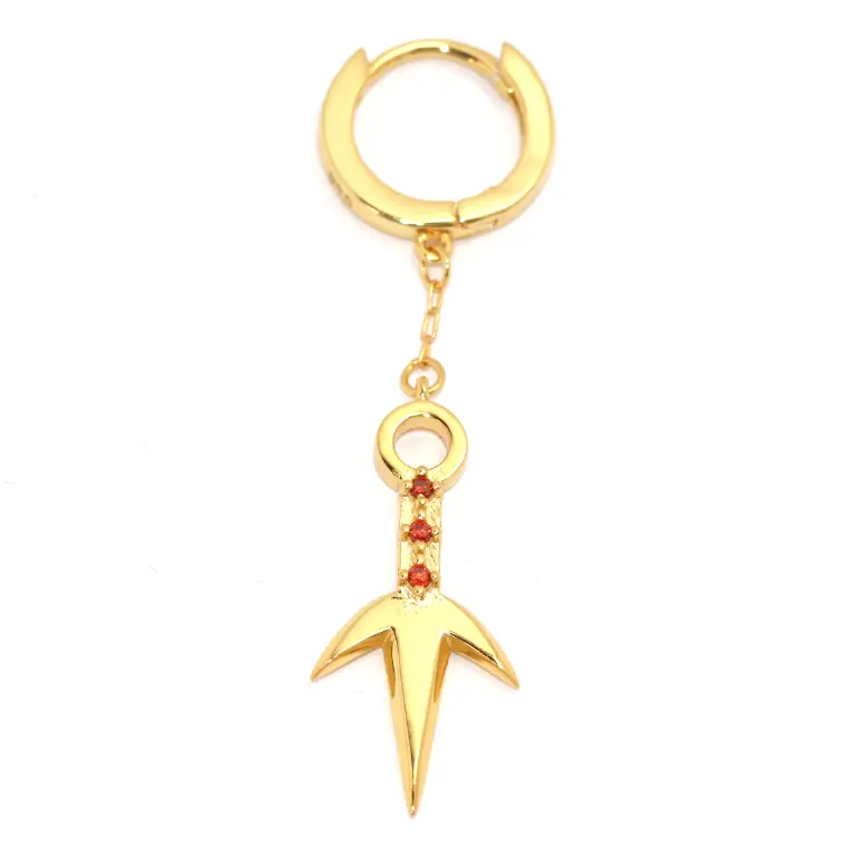 Kunai Earrings - Japanese Ninja Style Dangle Earrings for Women | Perfect for Cosplay, Anime Conventions & Unique Fashion Accessories