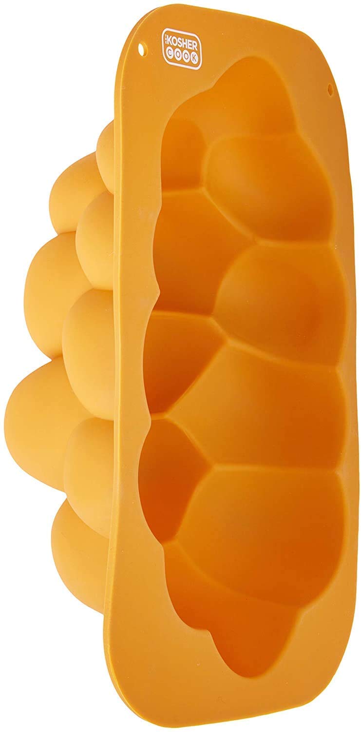 Silicone Braided Challah Mold - Medium Oval Bread Baking Pan for Perfect Homemade Challah - No Shaping Required - Ideal for Jewish Holidays, Shabbat & Home Baking