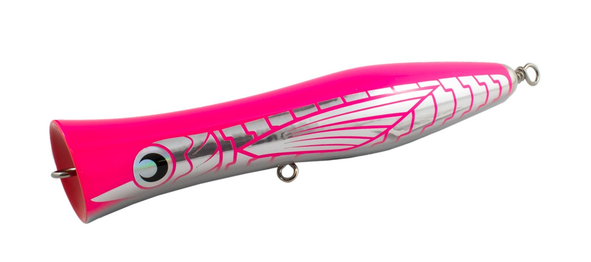 Buku Lures Pop H Fishing Lures - Topwater Popper for Bass, Trout, and Saltwater Fish - Perfect for Freshwater and Saltwater Fishing - Great for Early Morning and Late Evening Fishing Trips