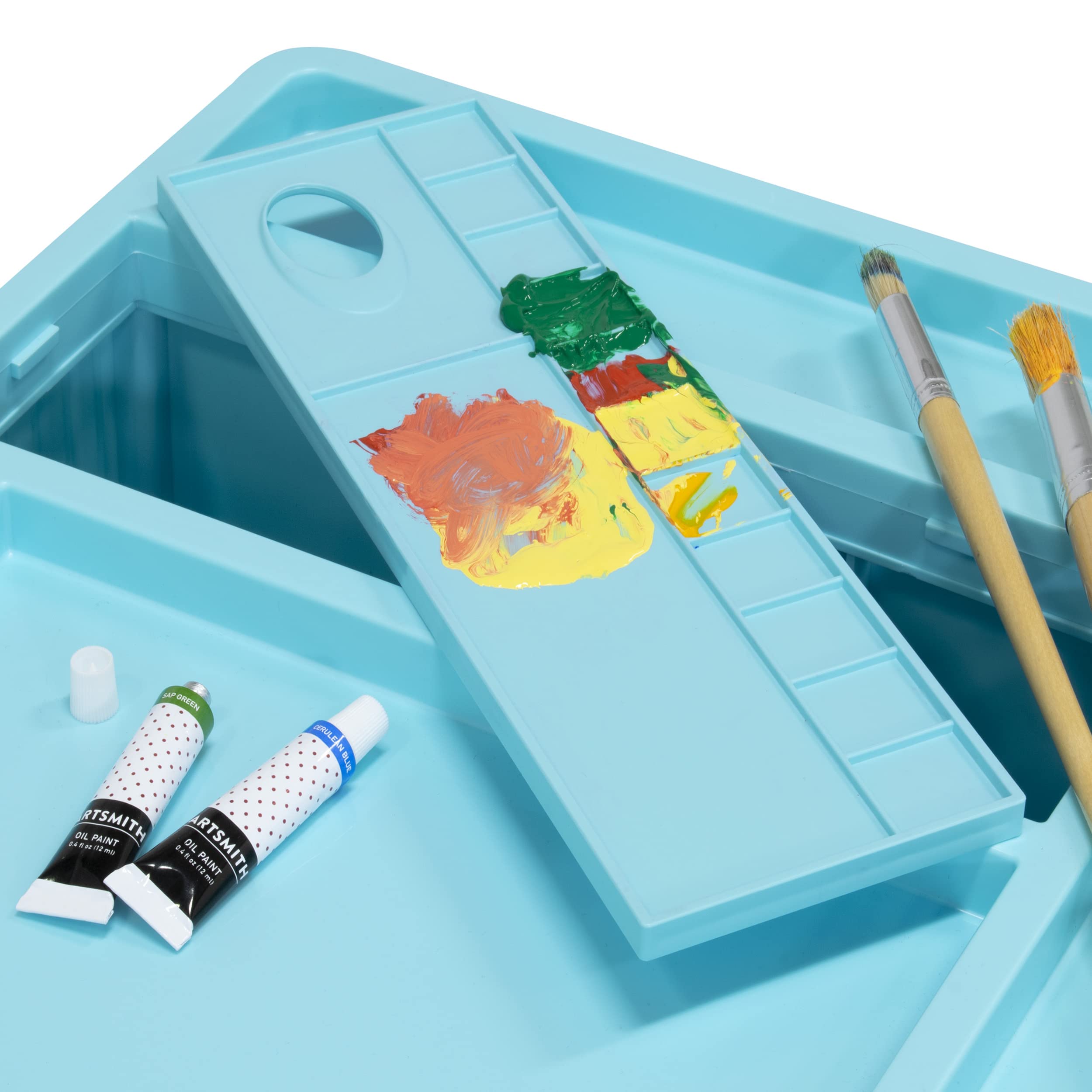 SD STUDIO DESIGNS Kubx Pro 4-Sided Rotating Mobile Storage Organizer with Multiple Compartments - Perfect for Office, Home, Dorm & Craft Room Organization