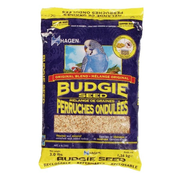Premium Hagen Budgie Staple VME Seed Mix - Nutritious Parakeet Food for Healthy Birds | Perfect for Daily Feeding & Training Treats