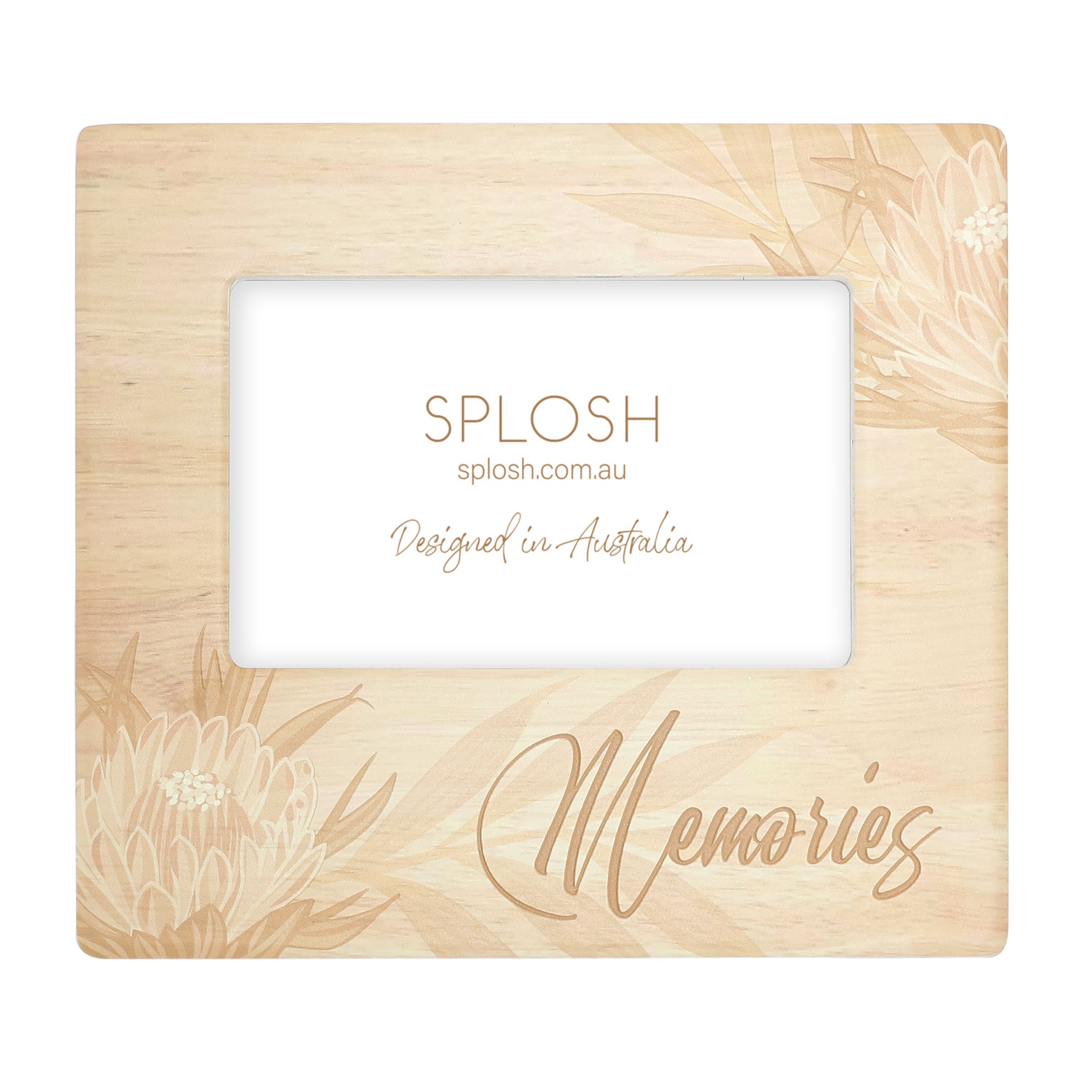 Botanica Memories 4x6 Photo Frame - Elegant Floral Picture Frame for Wall or Tabletop Display - Perfect for Home Decor, Wedding Photos, and Gift Giving