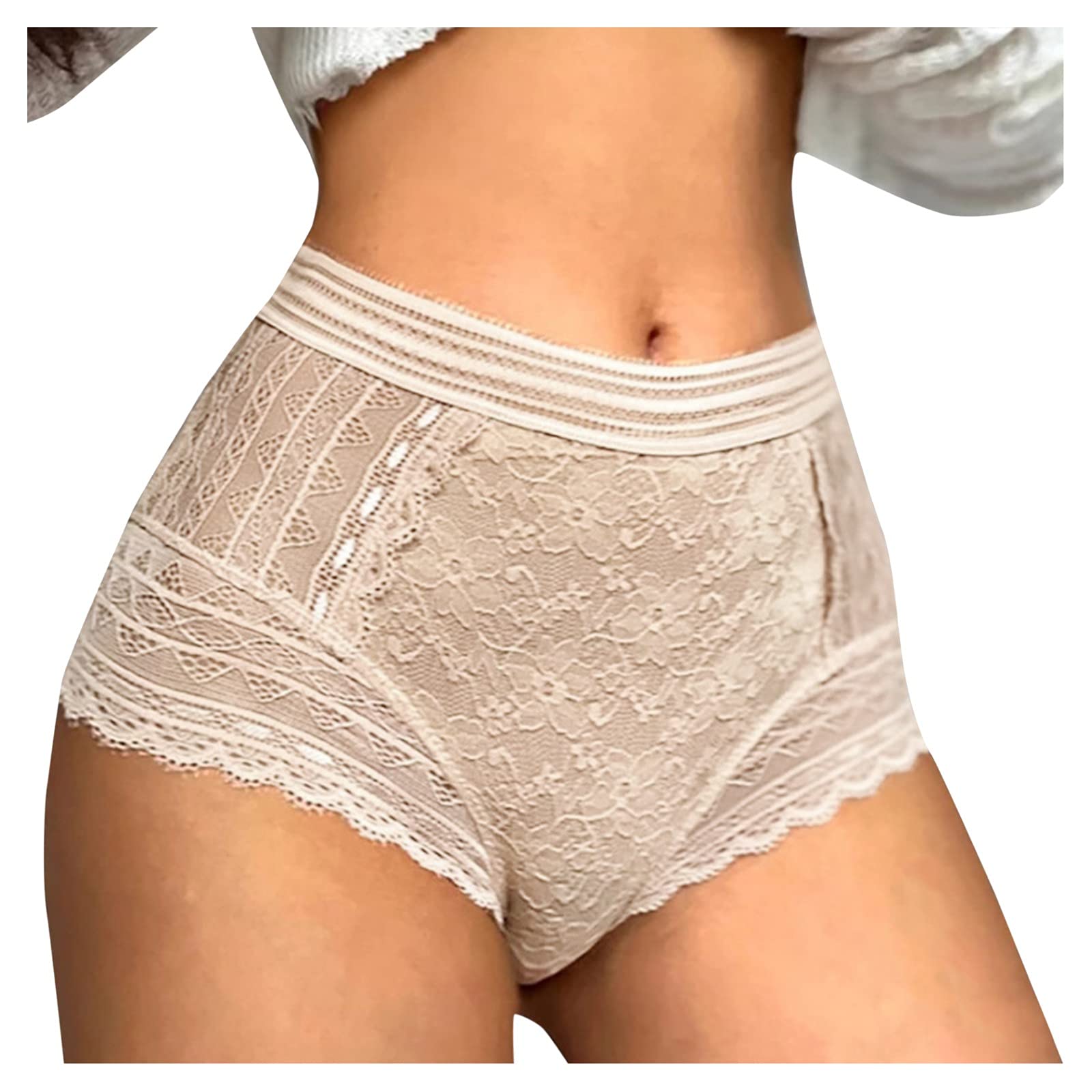 Sexy Crochet Lace Lace-Up Panties for Women - Hollow Out Lingerie Underwear | Perfect for Valentine's Day, Boudoir Photoshoot & Romantic Nights