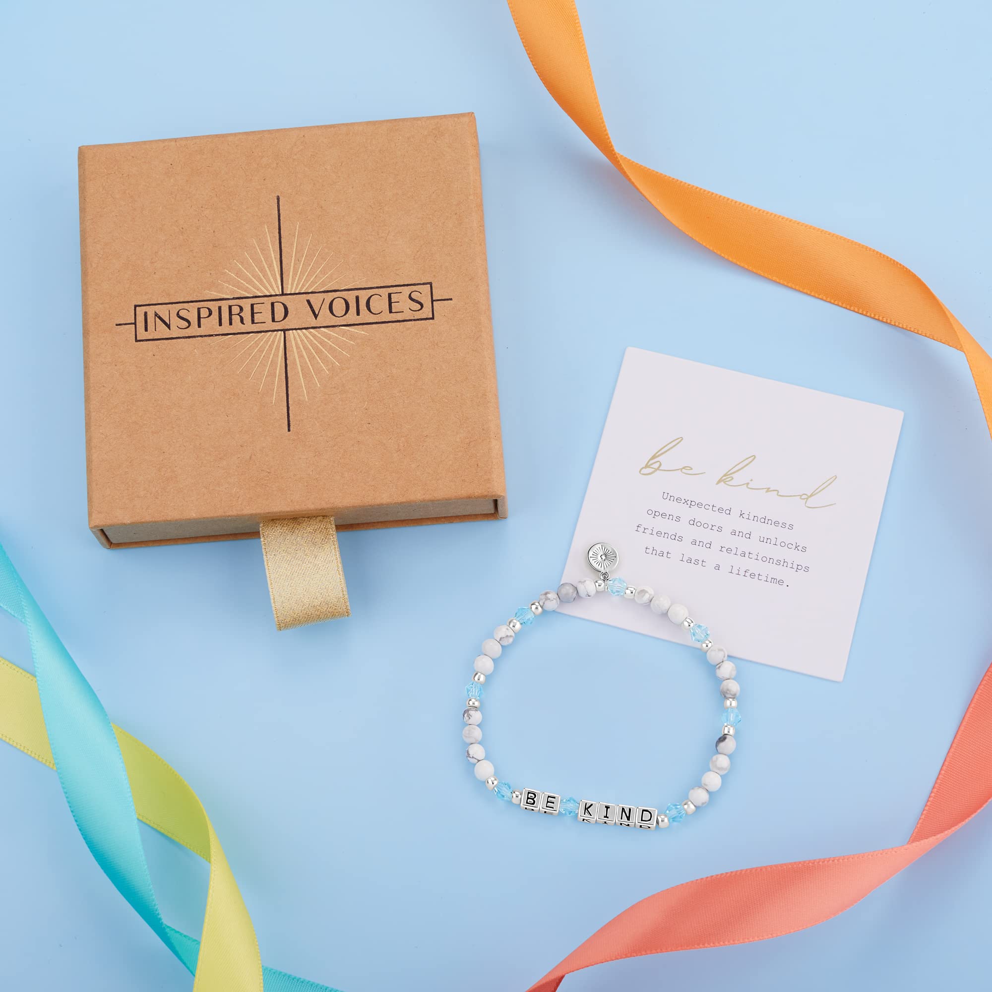 INSPIRED VOICES Friendship Bracelets - Best Friend Beaded Bracelets, Sister & Bestie Gifts for Women, Perfect for Birthdays, Anniversaries, and Everyday Wear