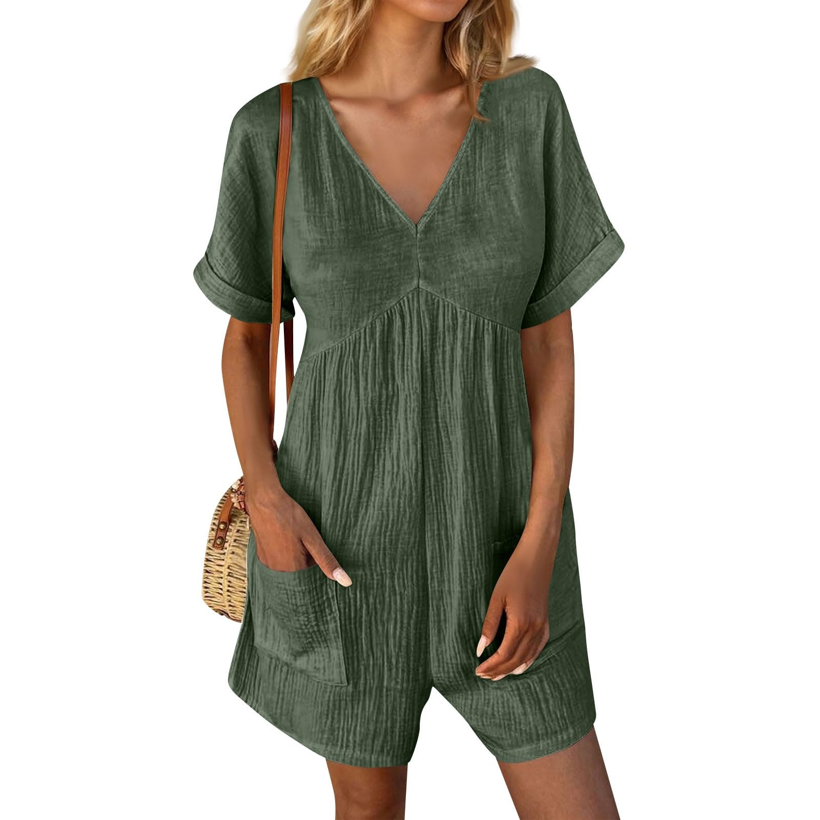 2024 Women's Summer Floral Sleeveless Midi Dress with Pockets - Flowy Casual Outfit for Beach, Vacation & Daily Wear