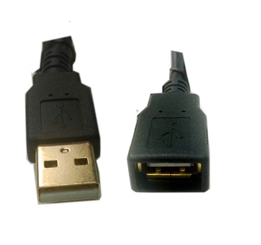 18/36 Inch USB Extension Cable - High Speed USB 2.0 Male to Female Extender Cord (3/6/10ft) - Durable Nylon Braided for Computer, Laptop, Printer, Keyboard, Mouse - Perfect for Home Office & Gaming Setup