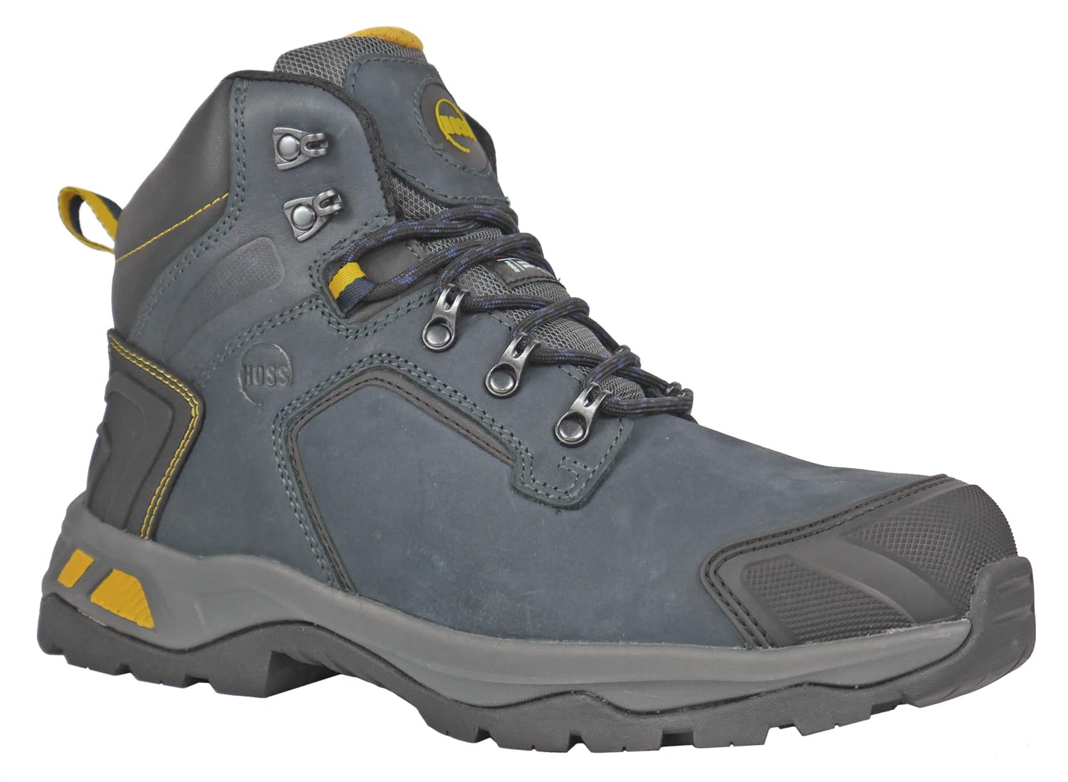 HOSS Boot Company Men's Chiller Trekker Winter Boots with Blue Ice Grip & 200g Thinsulate Insulation - Size 14, 2E Wide (60700-14-2E) - Ideal for Hiking, Snow Work & Outdoor Winter Activities