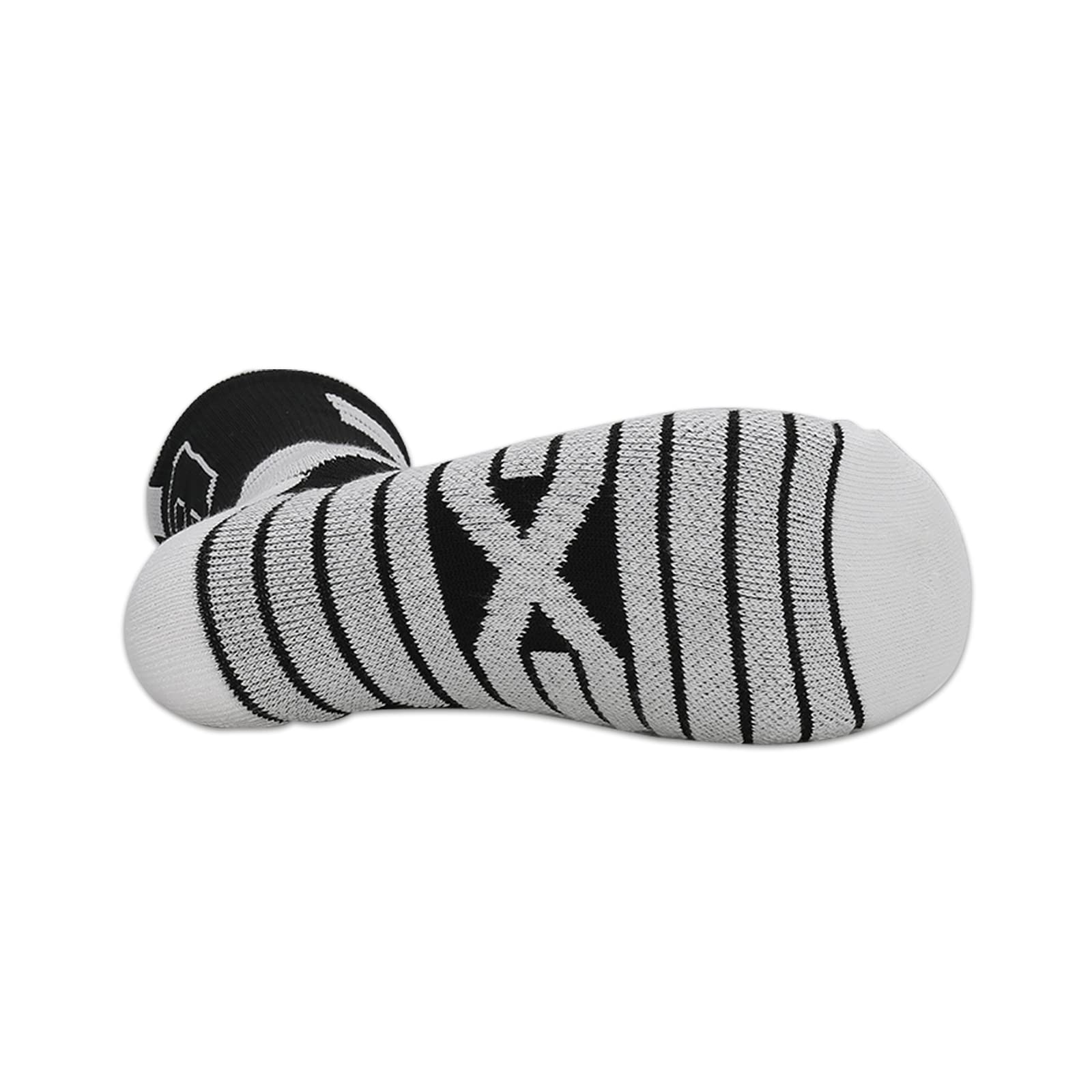 Custom Team Number Crew Socks - Athletic Sports Socks with Player Numbers for Men & Women (Black/White, All Team Numbers) | Perfect for Basketball, Football, Soccer Games & Fan Gifts