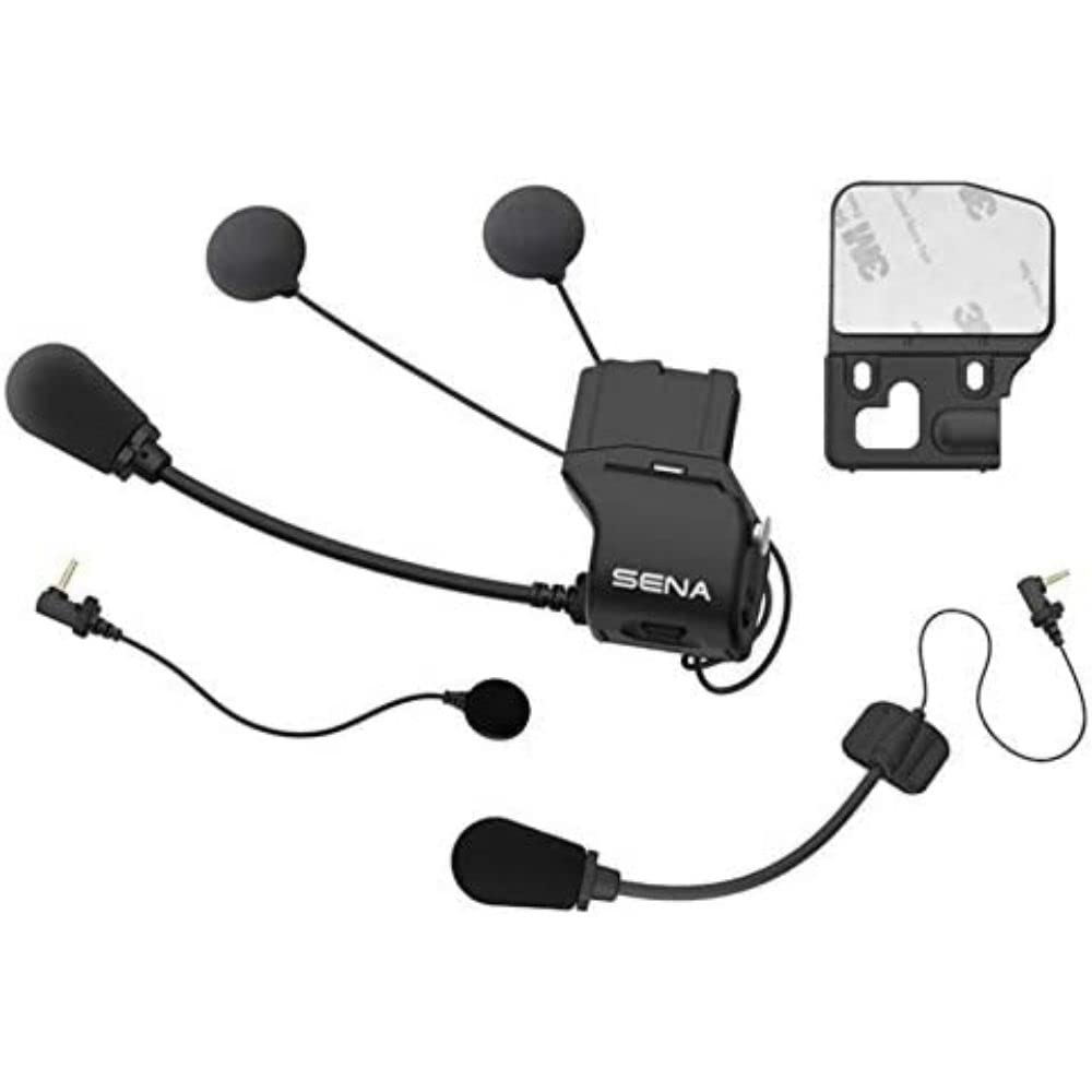 Sena Universal Helmet Clamp Kit with Slim Bluetooth Speakers - Compatible with 20S, 20S EVO, 30K - Perfect for Motorcycle Communication & Music on the Go