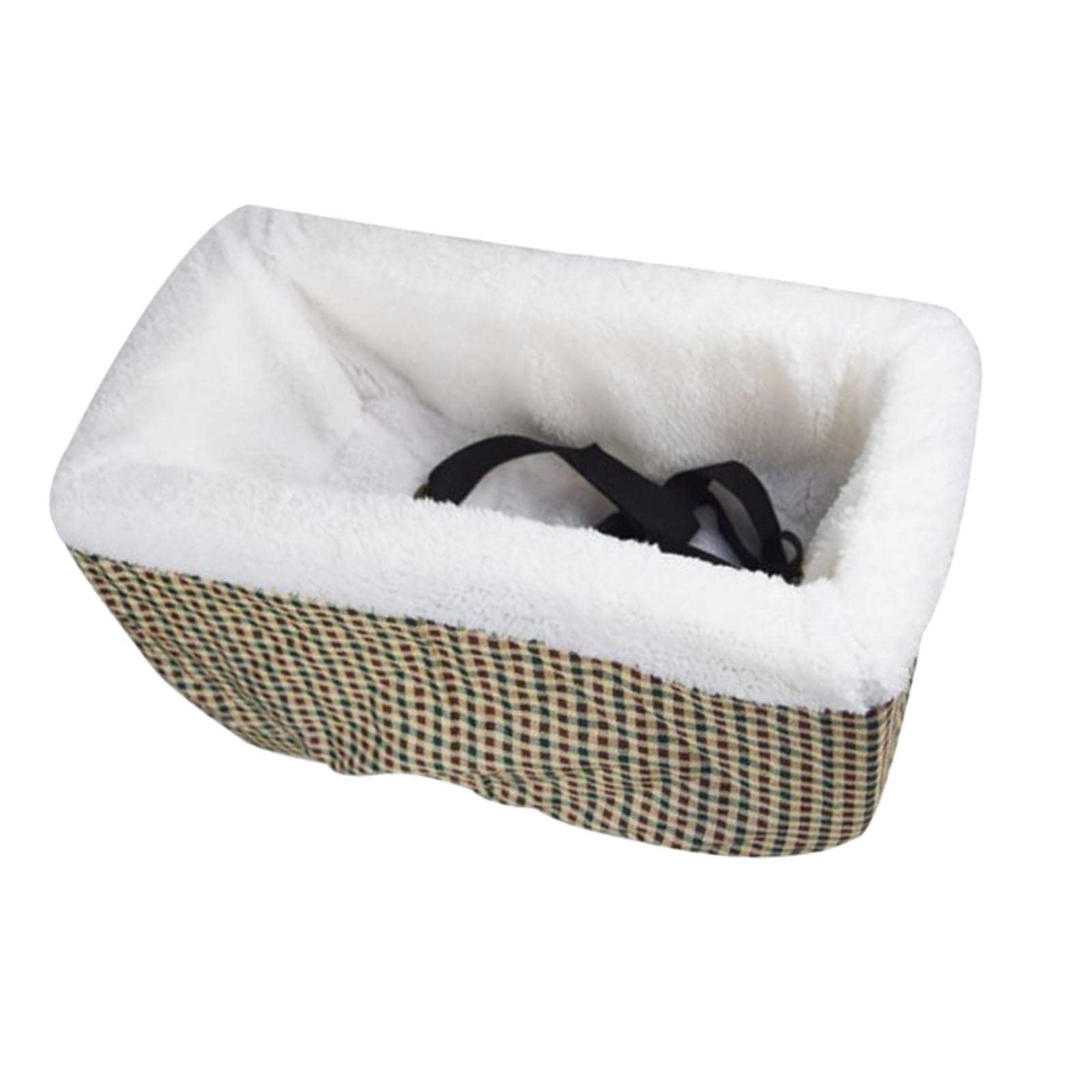 CALANDIS Soft Non-Slip Dog Car Carrier | Puppy Booster Seat & Travel Crate for Small Dogs | Safe Car Armrest & House Use | Perfect for Road Trips & Vet Visits