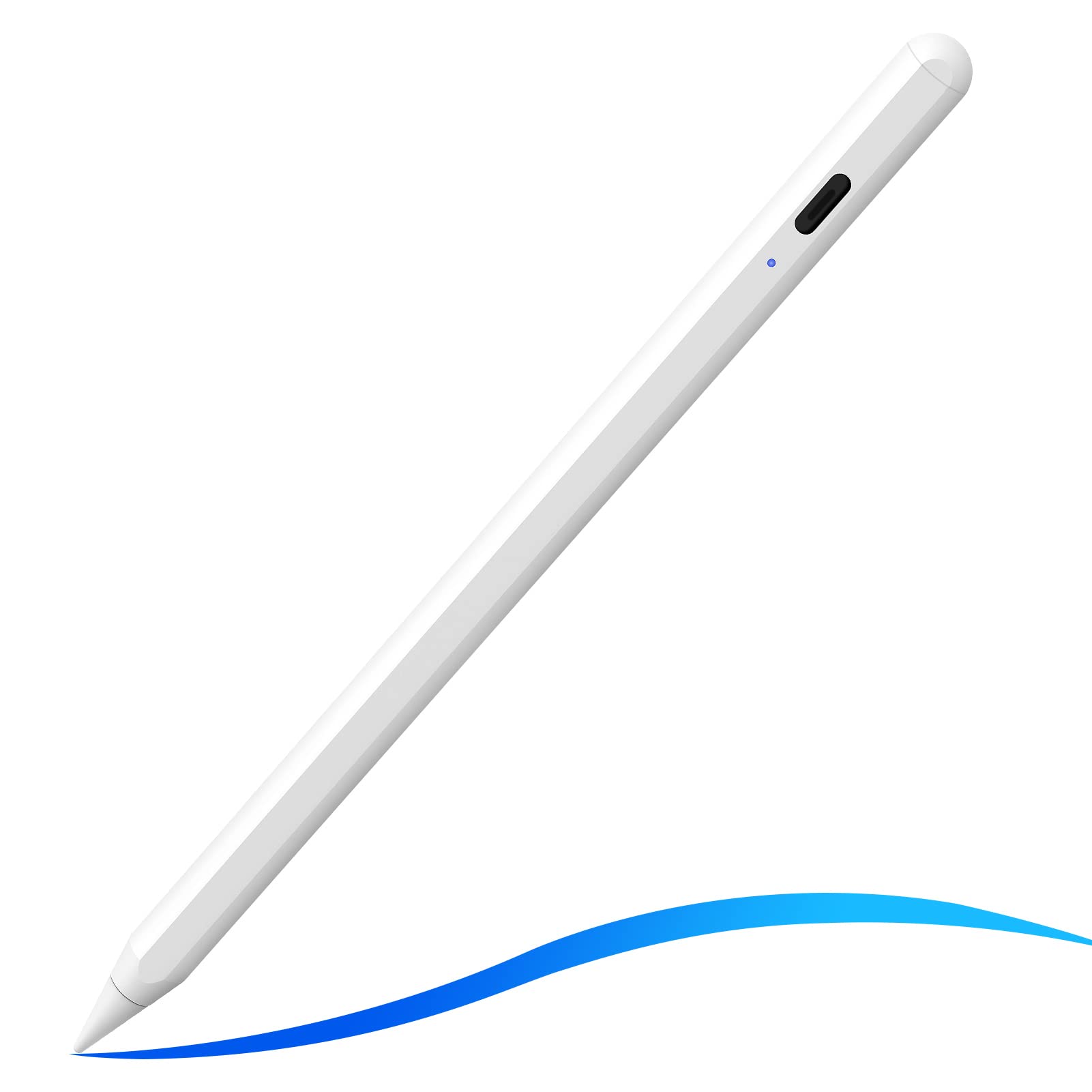 JUQITECH Stylus Pen for iPad with Palm Rejection - Compatible with iPad Pro 11/13/12.9 inch (2018-2024), iPad 10th/9th/8th/7th/6th Gen, iPad Air 5th/4th/3rd Gen, iPad Mini 6th/5th Gen - Perfect for Drawing, Note-Taking & Digital Art
