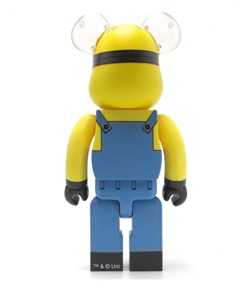 MEDICOM TOY BE@RBRICK 1000% Minion Dave Collectible Figure - Despicable Me 3 Limited Edition Vinyl Art Toy for Display & Gifting - Perfect for Anime Fans, Movie Collectors & Home Decor