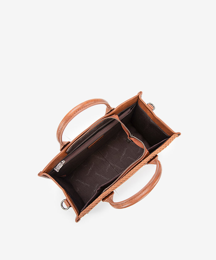 Trinity Ranch Tooled Leather Tote Bag for Women - Stylish Cowboy Western Handbag for Work, Travel & Everyday Use