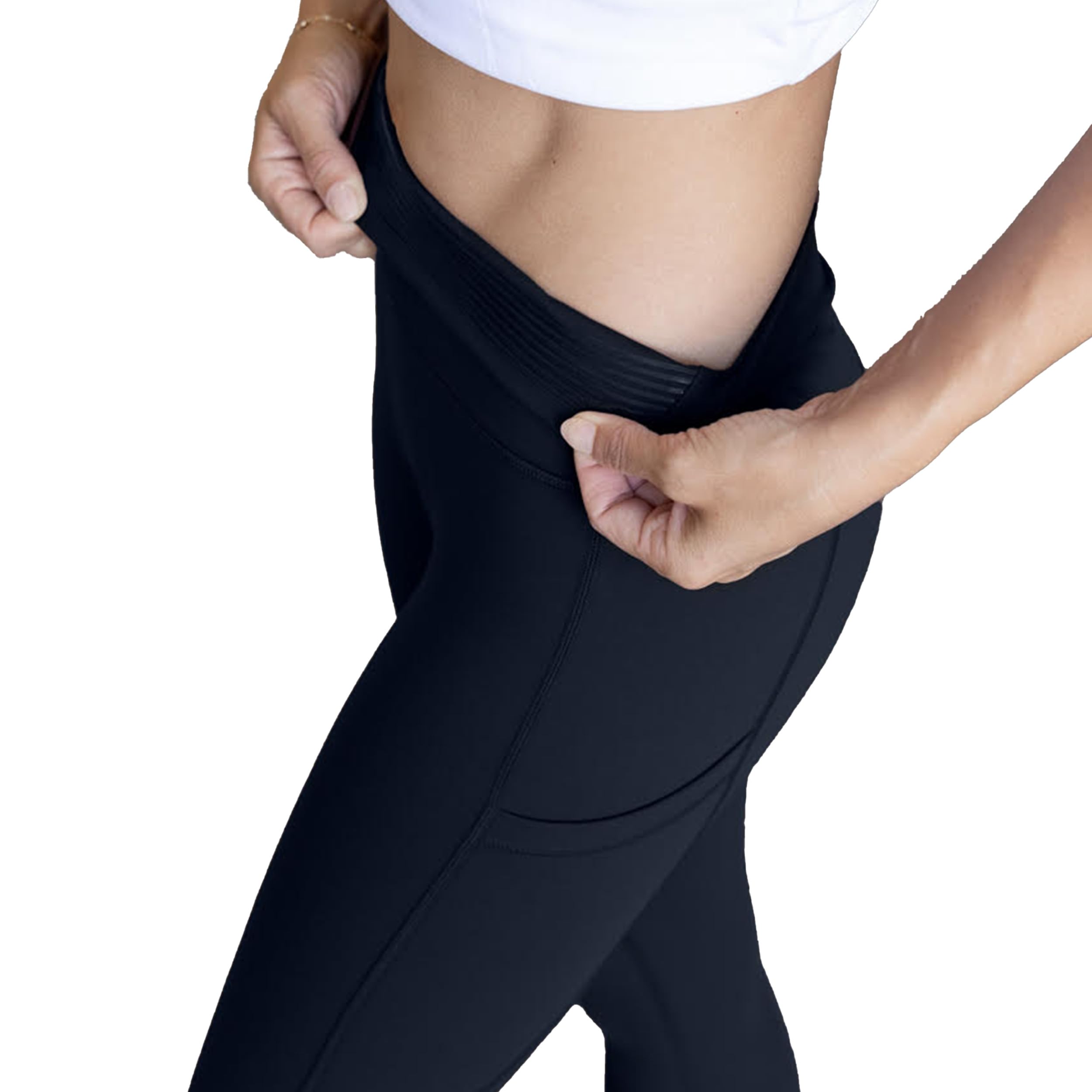 Guardian Evolve High Waisted Leggings - Tummy Control Workout Leggings with Side Pockets, No Camel Toe & Sweat Wicking Fabric - Perfect for Yoga, Running & Gym