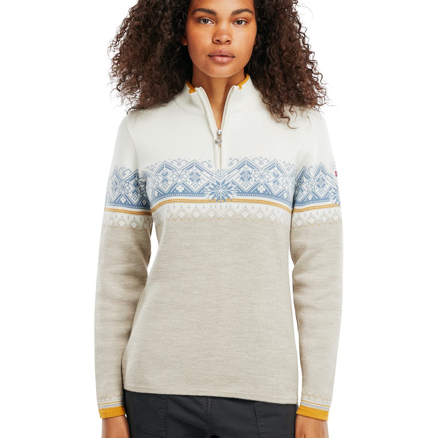 Dale of Norway Moritz Women's 100% Merino Wool Pullover Sweater - Warm Winter Knitwear for Ladies - Perfect for Skiing, Hiking & Casual Outfits