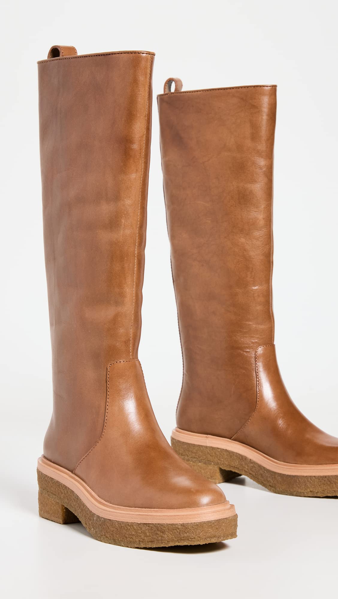 Loeffler Randall Women's Collins Tall Shaft Boot with Crepe Sole - Comfortable Ankle Boots for Fall & Winter | Perfect for Office, Date Night & Casual Outfits