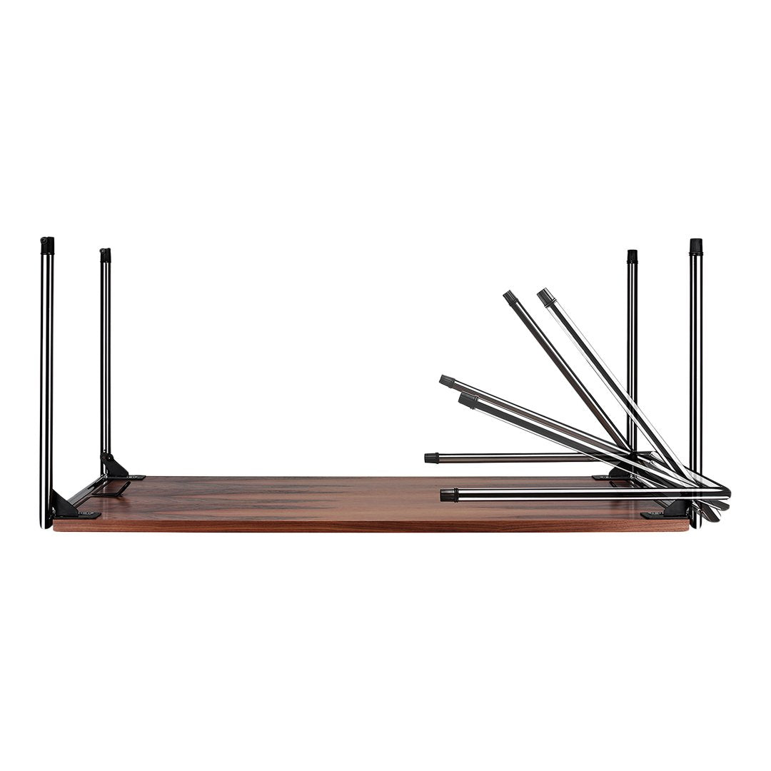 Foldable Table 70 - Space-Saving & Portable Folding Table for Home, Office, Camping & Outdoor Use