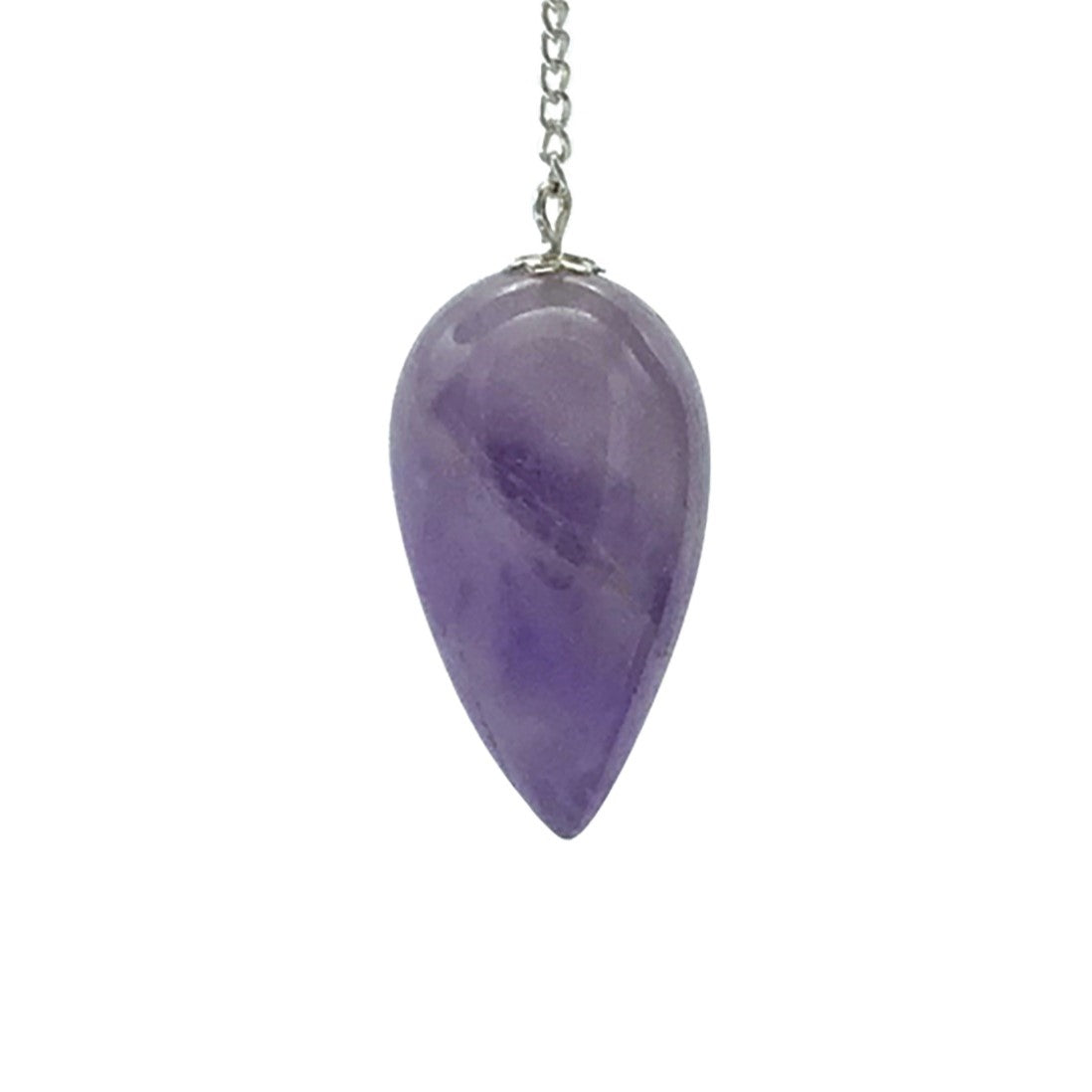 Amethyst Tear Drop Pendulum - Natural Crystal Divination Tool for Dowsing, Chakra Healing & Spiritual Guidance | Perfect for Meditation, Energy Cleansing & Home Decor