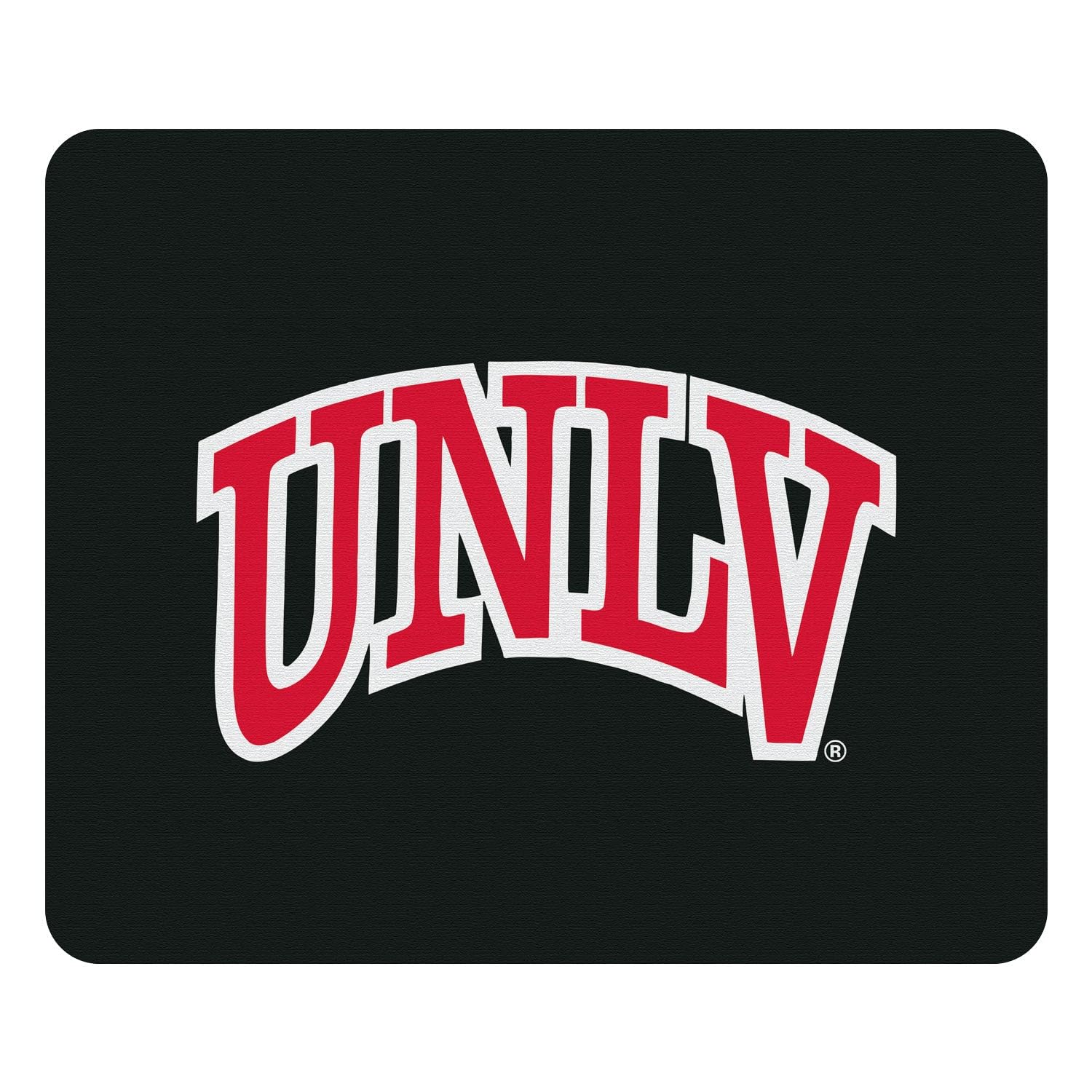 UNLV Mouse Pad - University of Nevada Las Vegas Logo Gaming Mouse Mat, Non-Slip Rubber Base, Smooth Fabric Surface for PC, Laptop, Office & Home Use