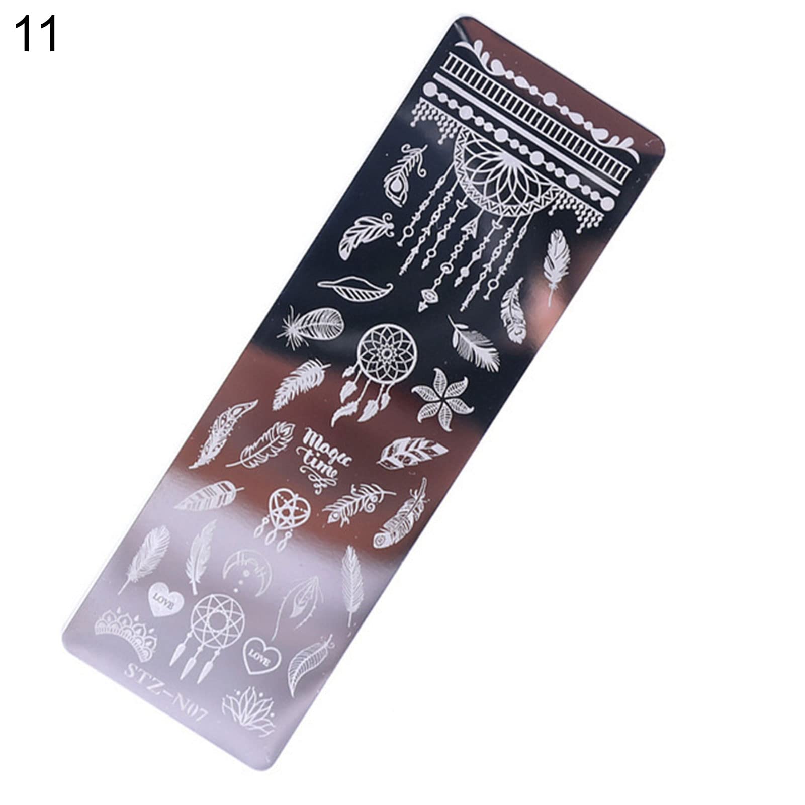 Nail Stamping Plates Set - 30PCS Nail Art Stamping Plates with Plaid, Flowers, Butterflies, Cats, Leaves & Lace Designs | Professional DIY Nail Manicure Printing Kit for Home & Salon Use