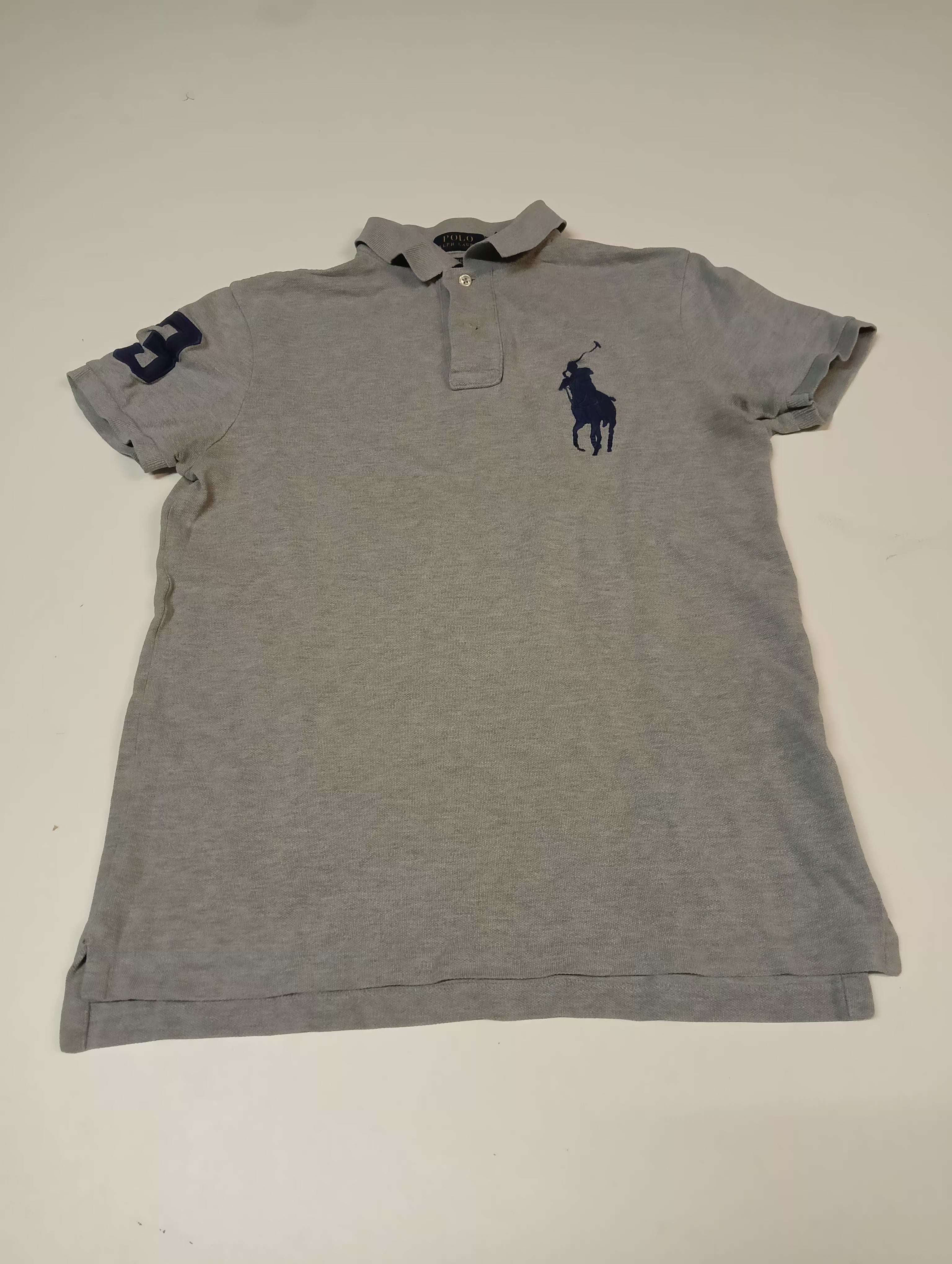 Vintage Ralph Lauren Polo Shirt for Men - Classic Cotton Short Sleeve Casual Top (Size S, Style 1696) | Perfect for Golf, Office, and Everyday Wear