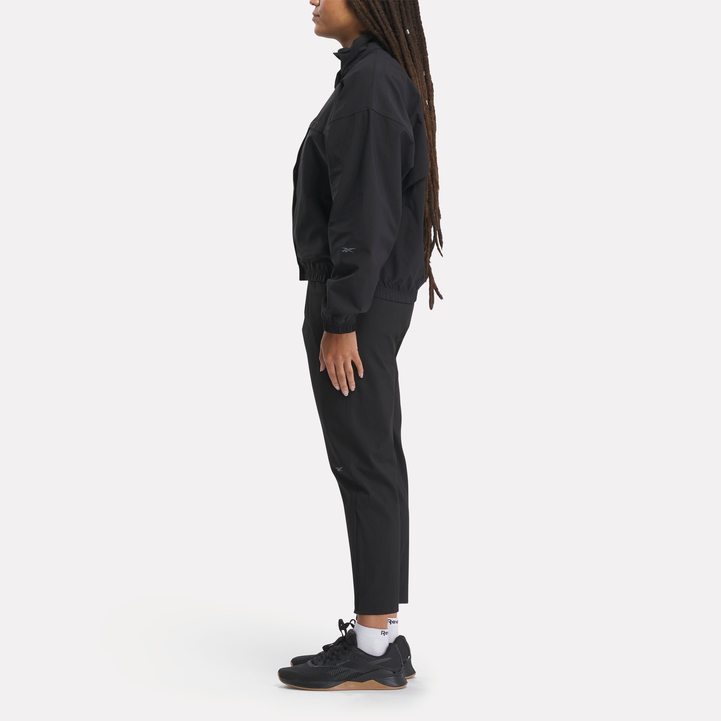 Activ Coll Skystretch Jacket - Waterproof Windbreaker for Men & Women | Lightweight Outdoor Hiking & Running Jacket | Black