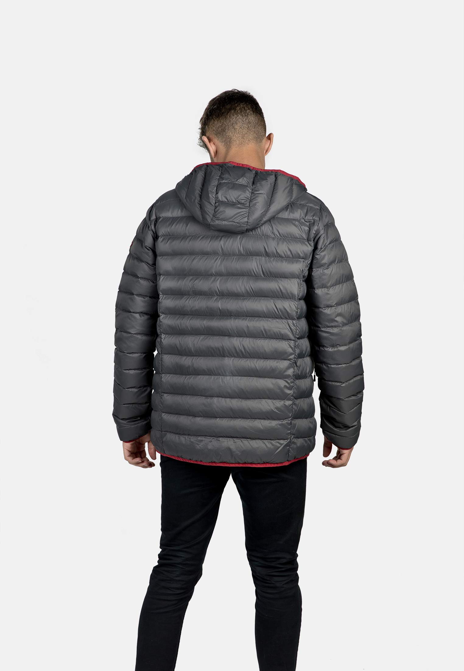 Florenz Men's Rock Climbing Jacket - Waterproof Windproof Outdoor Jacket for Hiking & Mountaineering (Black, 3XL) - Perfect for Cold Weather Adventures and Extreme Sports