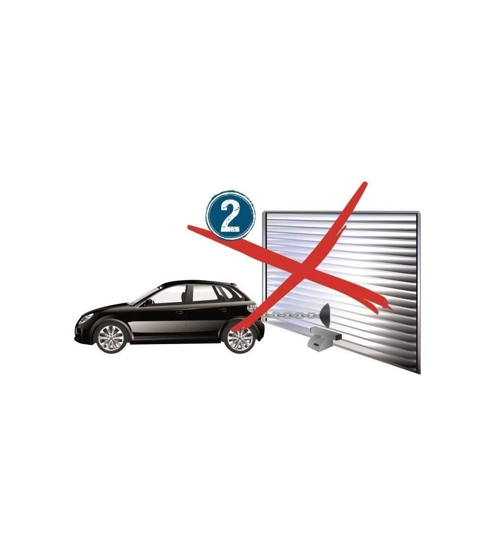 High Security Garage Door Lock - Heavy Duty Steel Deadbolt for Home & Business Security | Weatherproof & Anti-Theft Design for Outdoor Use
