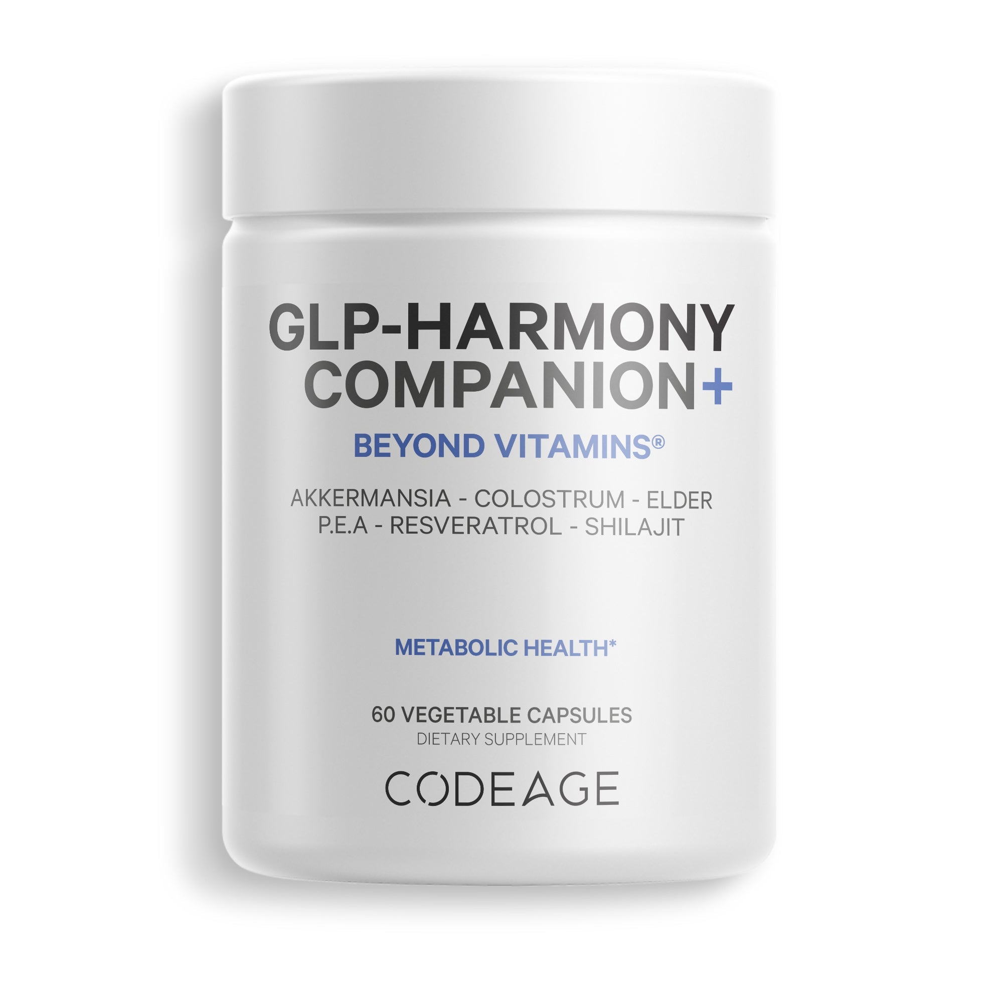 Codeage GLP Harmony Companion+ Supplement - Supports Gut Health & Digestion - Vegan, Non-GMO, Gluten-Free - Perfect for Daily Wellness & Gut Balance Routine