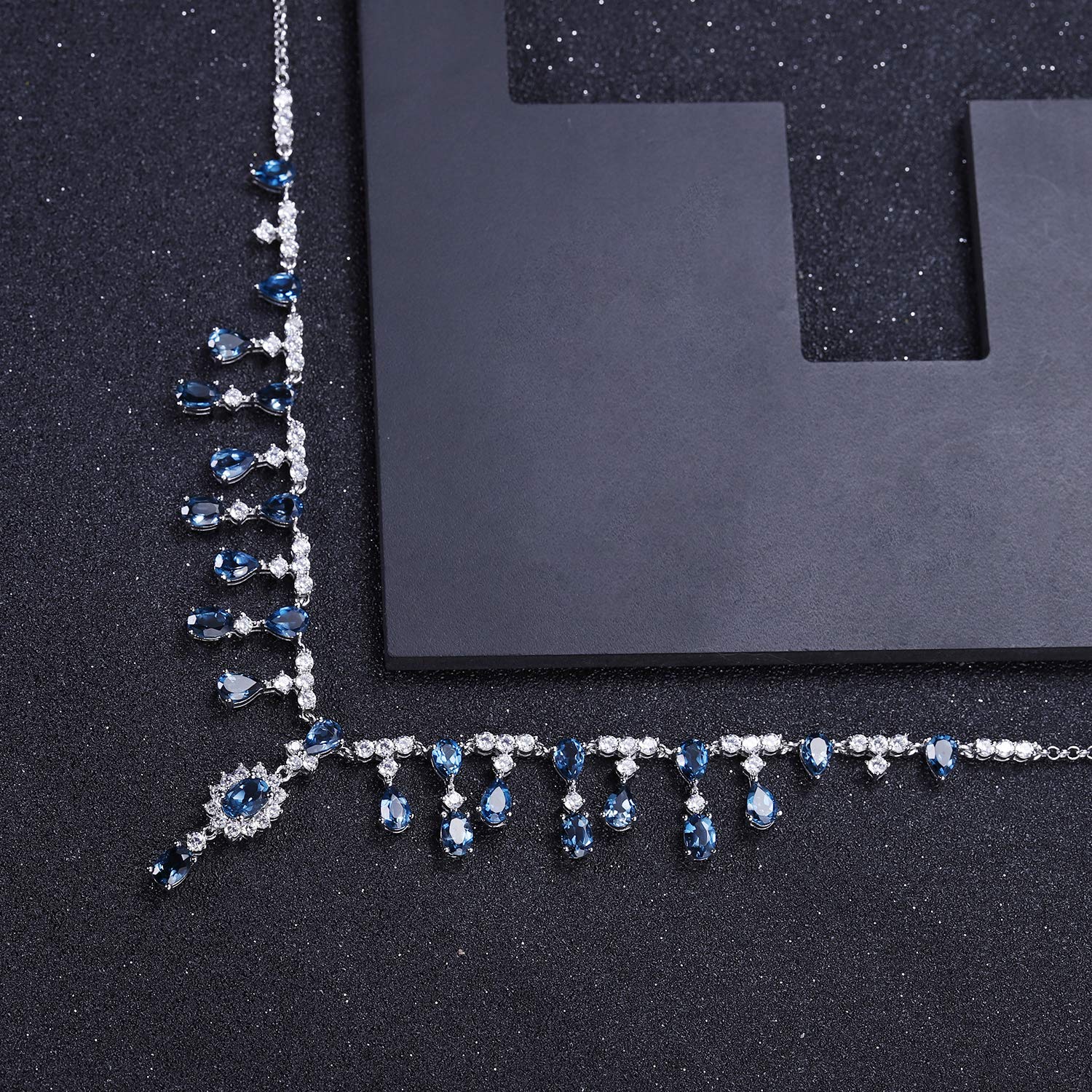 Elegant Silver Necklace for Women | Wedding & Bridal Jewelry | Romantic Gift for Her | Perfect for Anniversaries, Engagements & Special Occasions