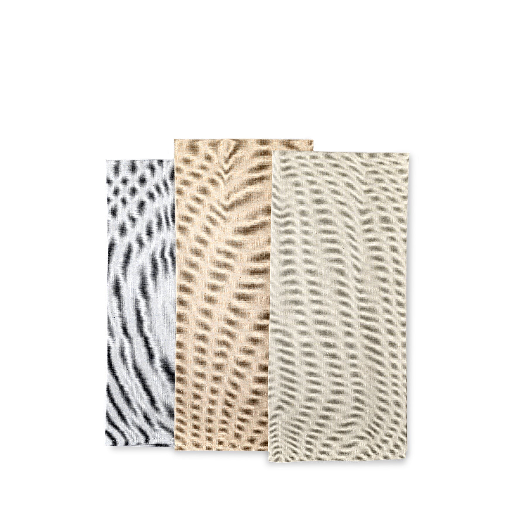 Organic Cotton Tea Towel Set of 2 - Premium Absorbent Kitchen Towels for Dishes, Drying Hands & Cleaning - Eco-Friendly & Reusable for Sustainable Home Use