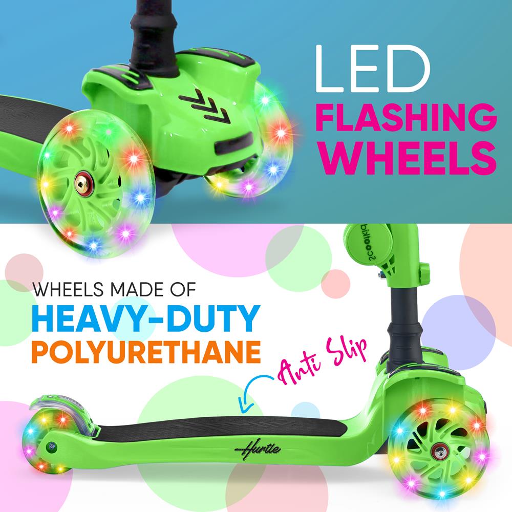 Mini Kids Toy Scooter - Lightweight Foldable Scooter for Boys & Girls Ages 3-8 - Perfect for Outdoor Play, Park Rides & Backyard Fun