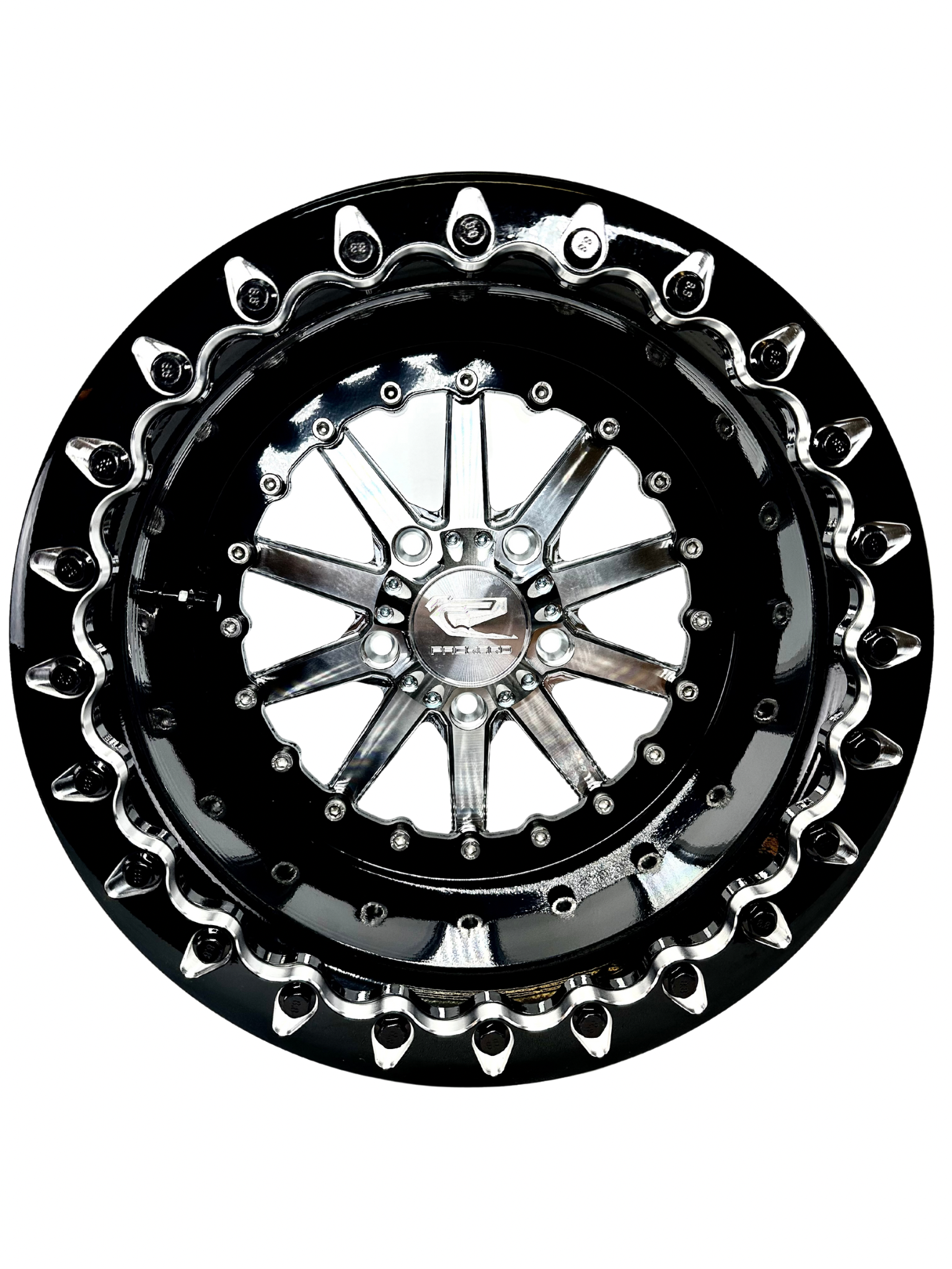 Ultra Light Element Beadlock Silver RZR PRO R 5X4.5 Wheel - Premium Off-Road Performance for UTVs & ATVs | Perfect for Trail Riding, Mudding & Dune Adventures