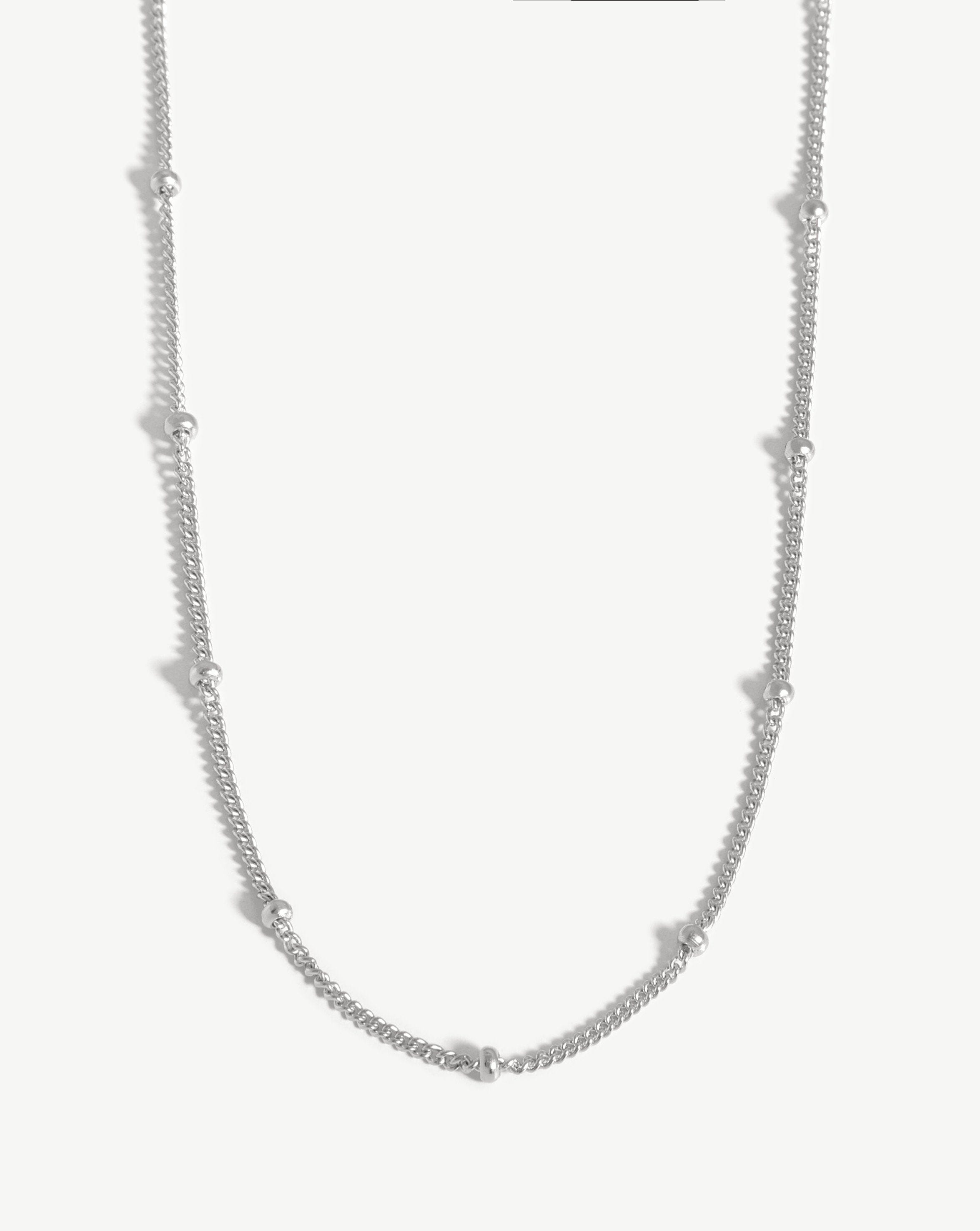 Stylish Bobble Chain Choker Necklace - 925 Sterling Silver Jewelry for Women | Perfect for Parties, Date Nights & Everyday Wear