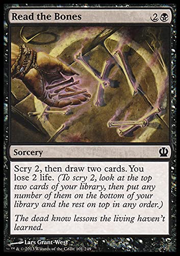 MTG Magic: The Gathering - Read The Bones (101) Theros THS Booster Pack | Collectible Trading Card Game for Deck Building & Strategy Play | Perfect for MTG Tournaments & Casual Gaming Nights
